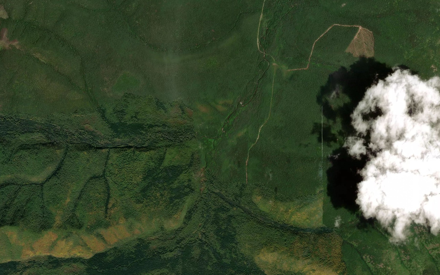 Satellite map of the Pravyy Khogdu