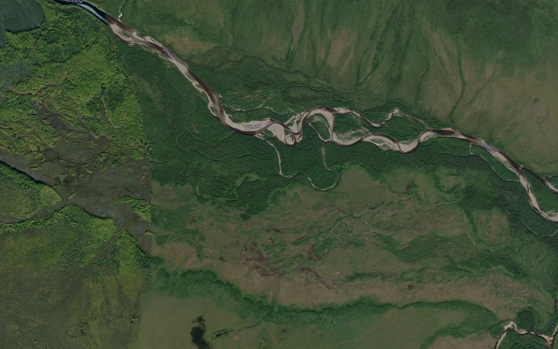 Satellite map of the Krivoy