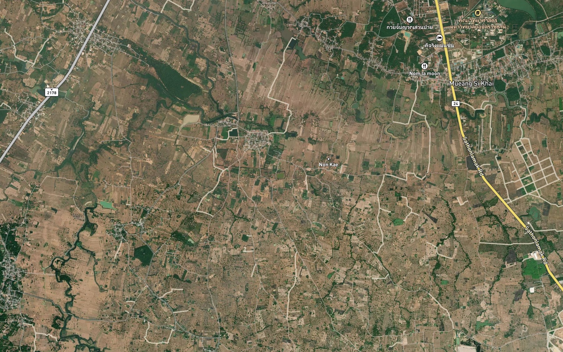 Satellite map of the Nong Ku