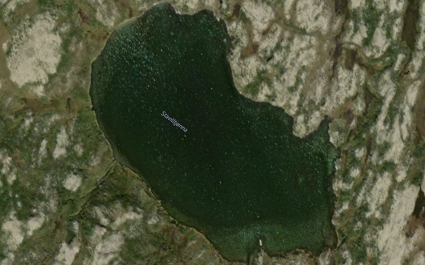 Satellite map of the Stavilldatjorna