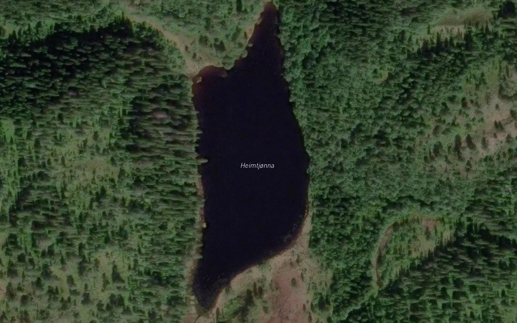 Satellite map of the Heimtjorna