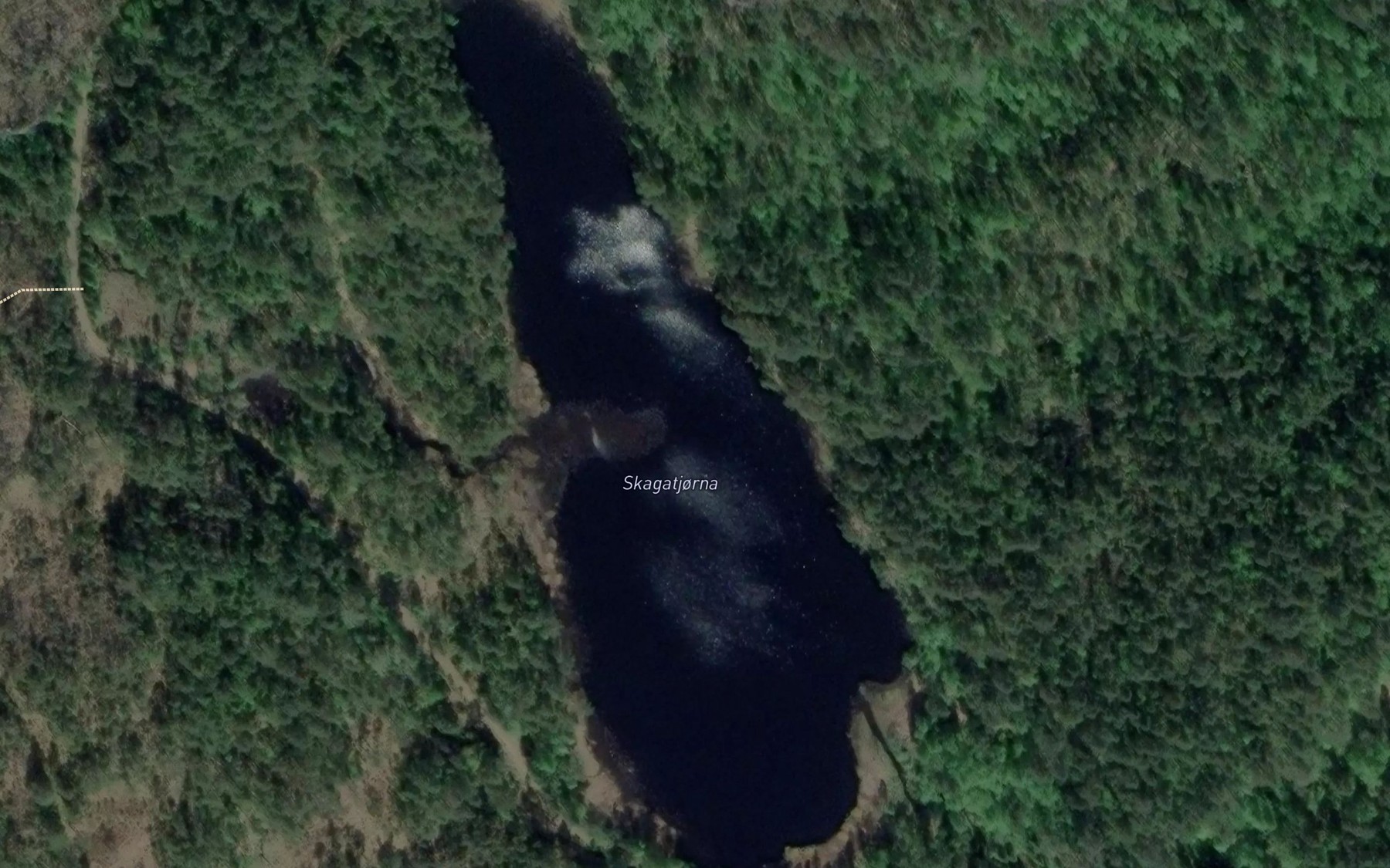 Satellite map of the Skagatjorna