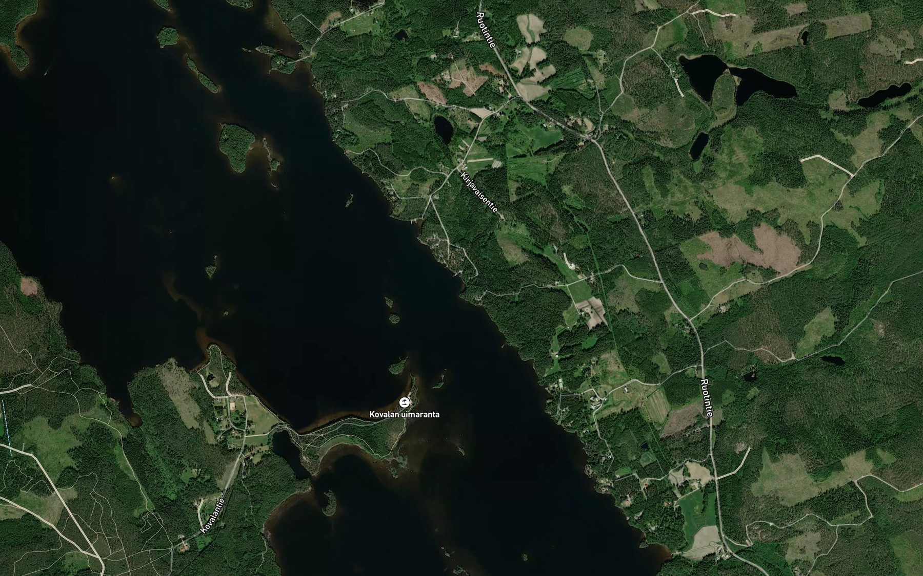 Satellite map of the Pokonlahti