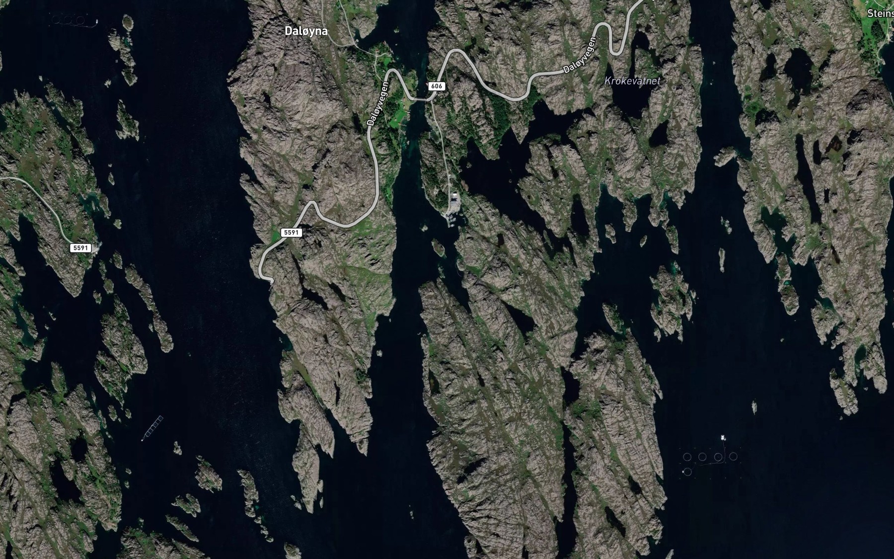 Satellite map of the Ranoyvagen