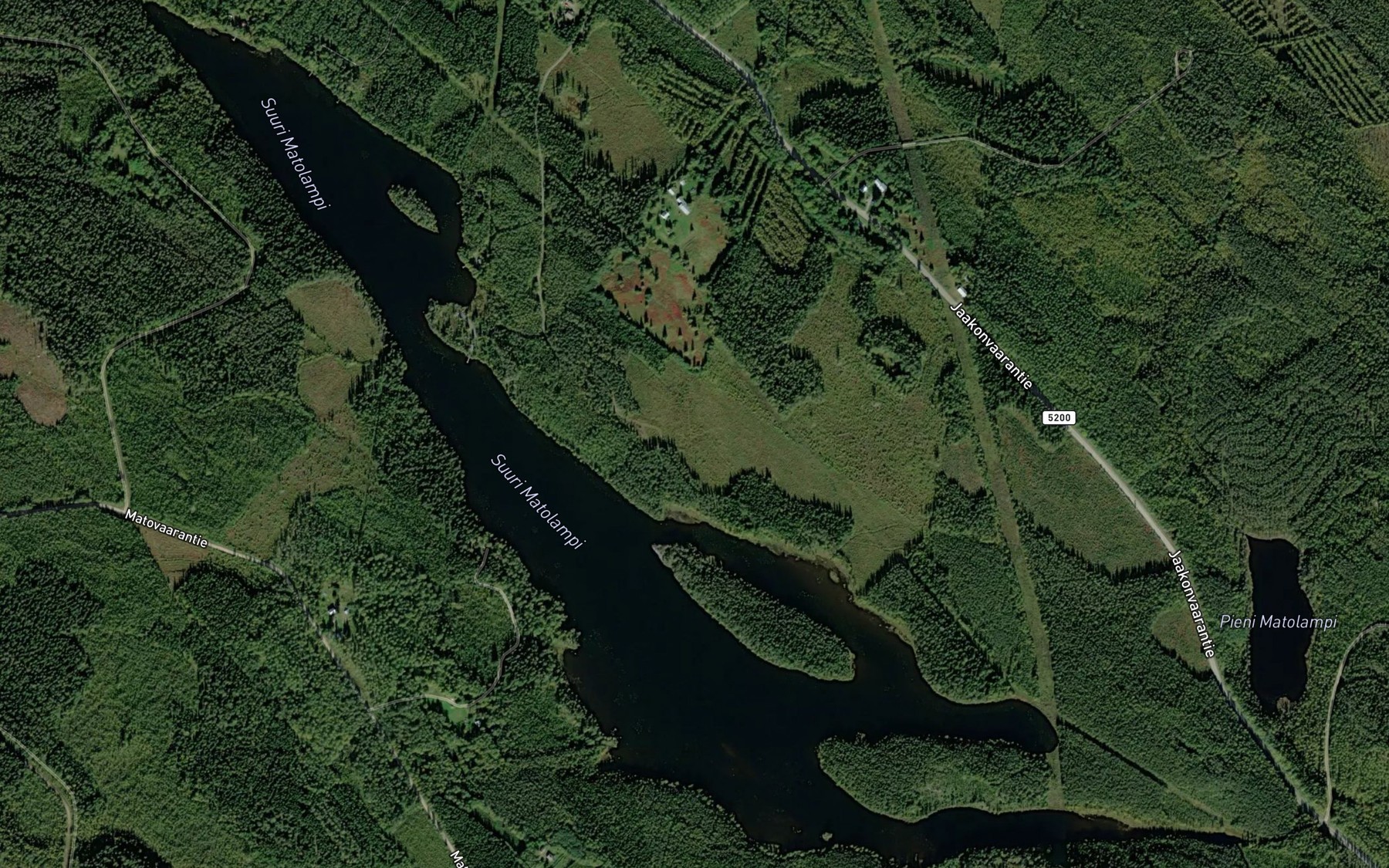 Satellite map of the Suuri Matolampi