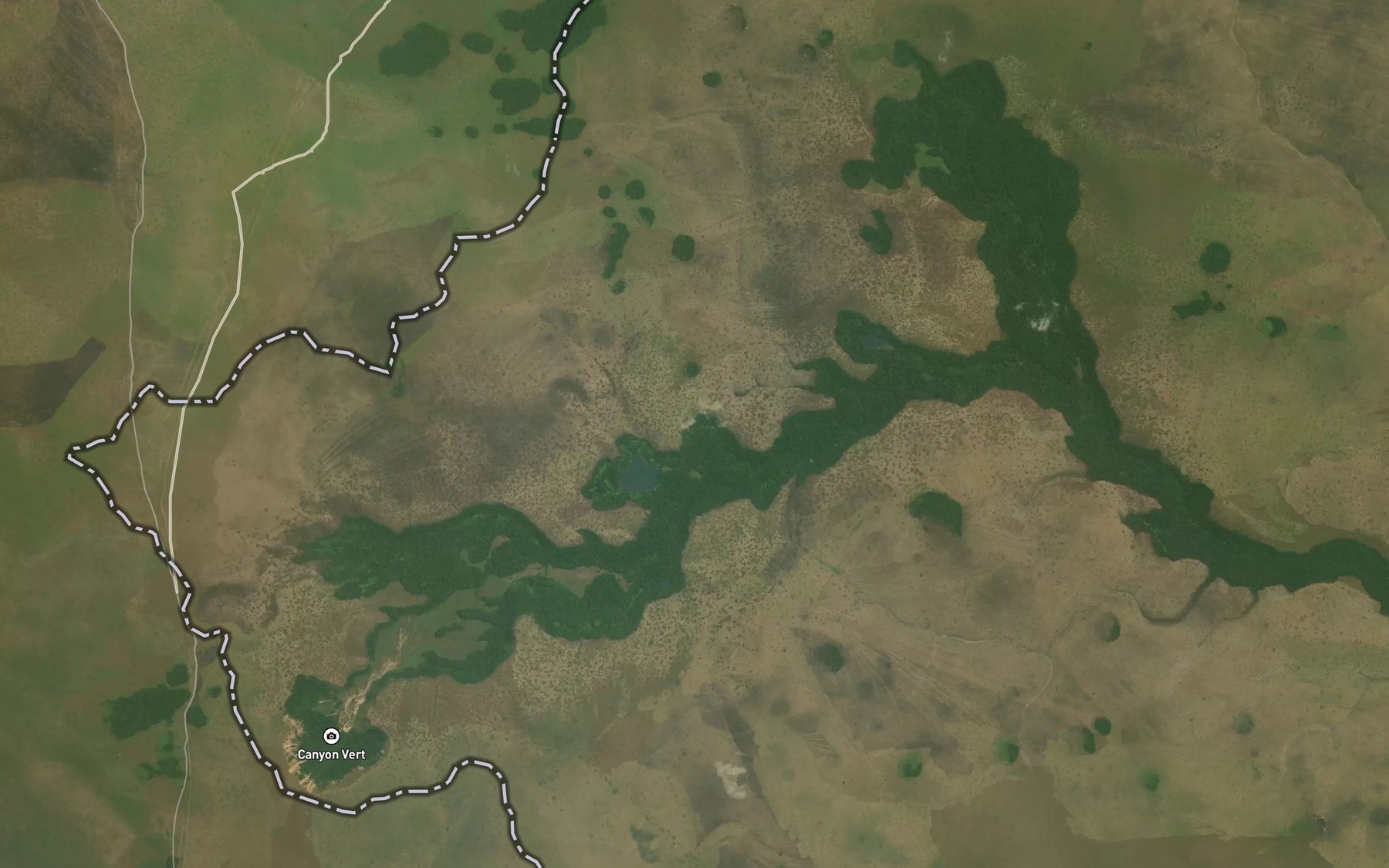 Satellite map of the Lac Ibila