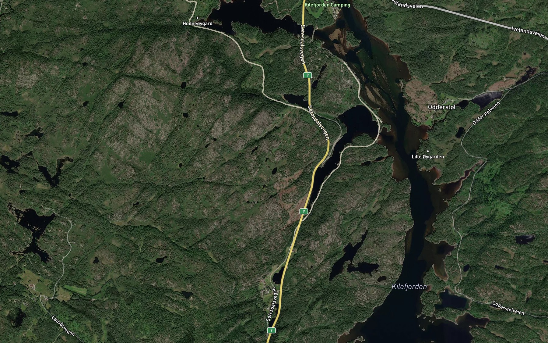 Satellite map of the Instreslatttjonna