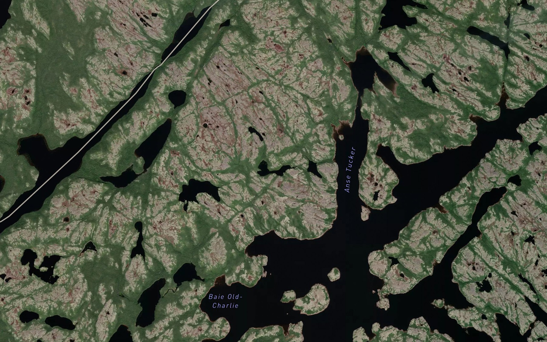 Satellite map of the Baie Golden