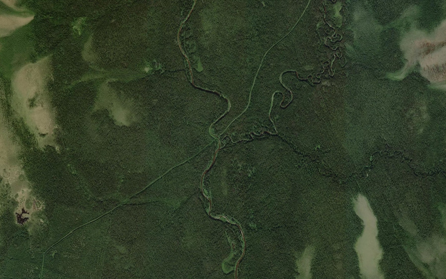 Satellite map of the Lyubivozh