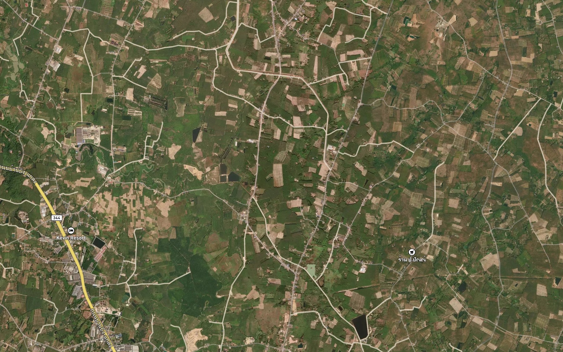 Satellite map of the Nong Sop Krasu