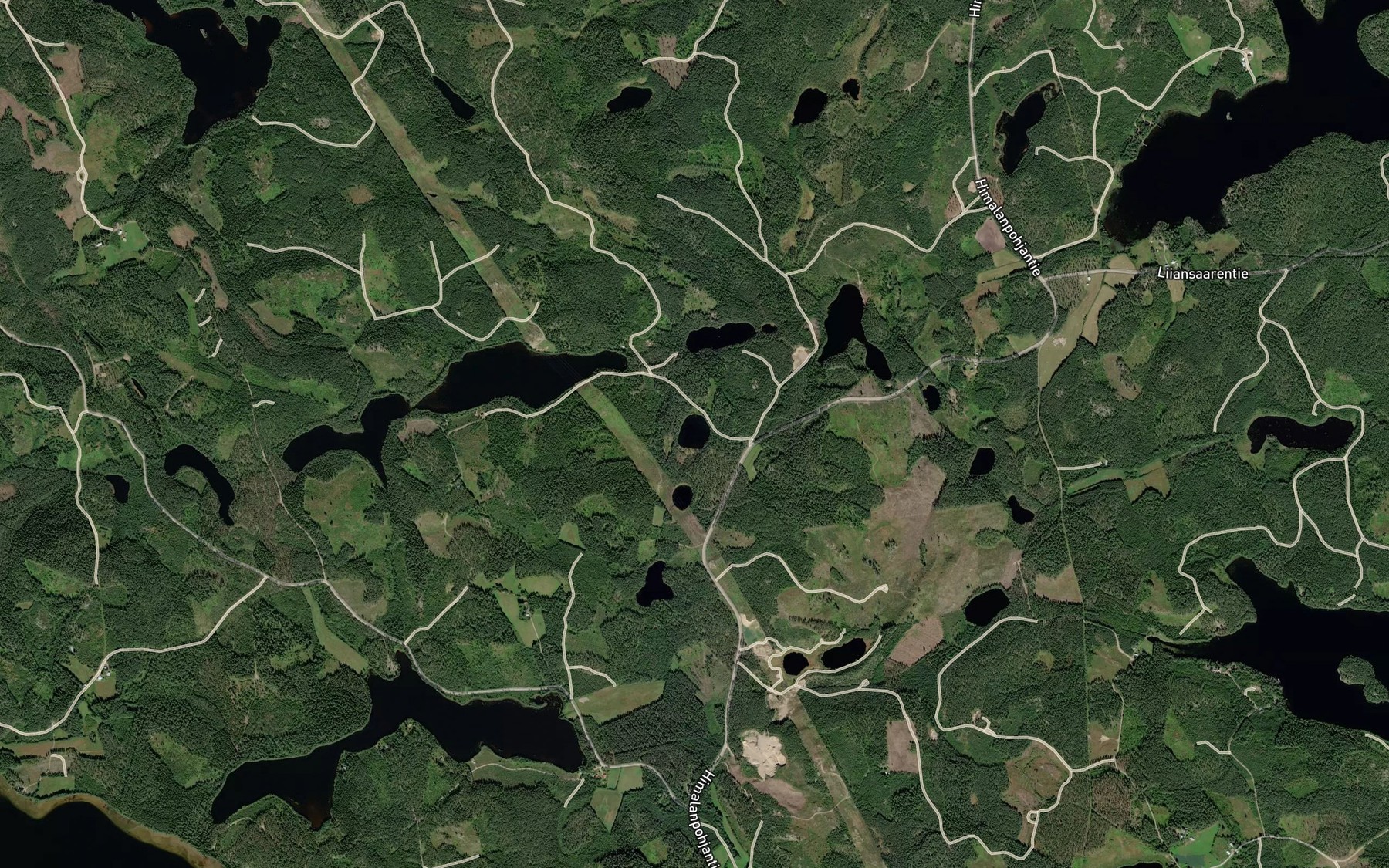 Satellite map of the Laihalampi