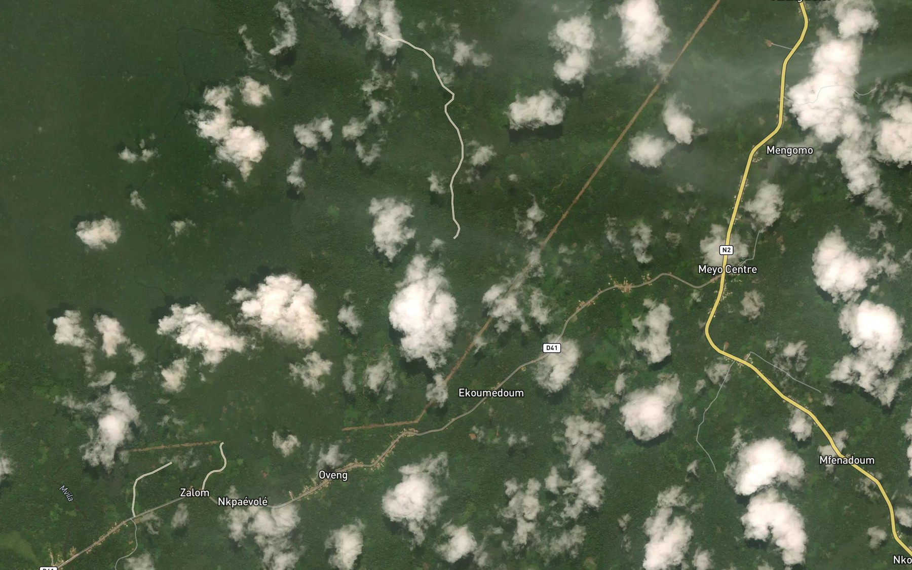 Satellite map of the Mezono