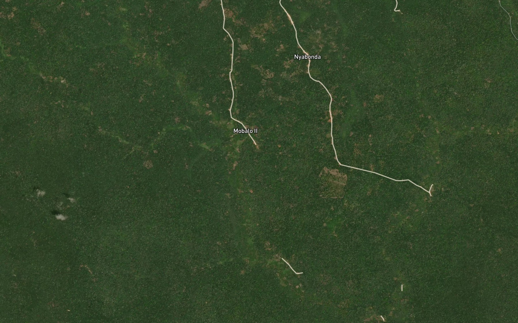 Satellite map of the Boloko