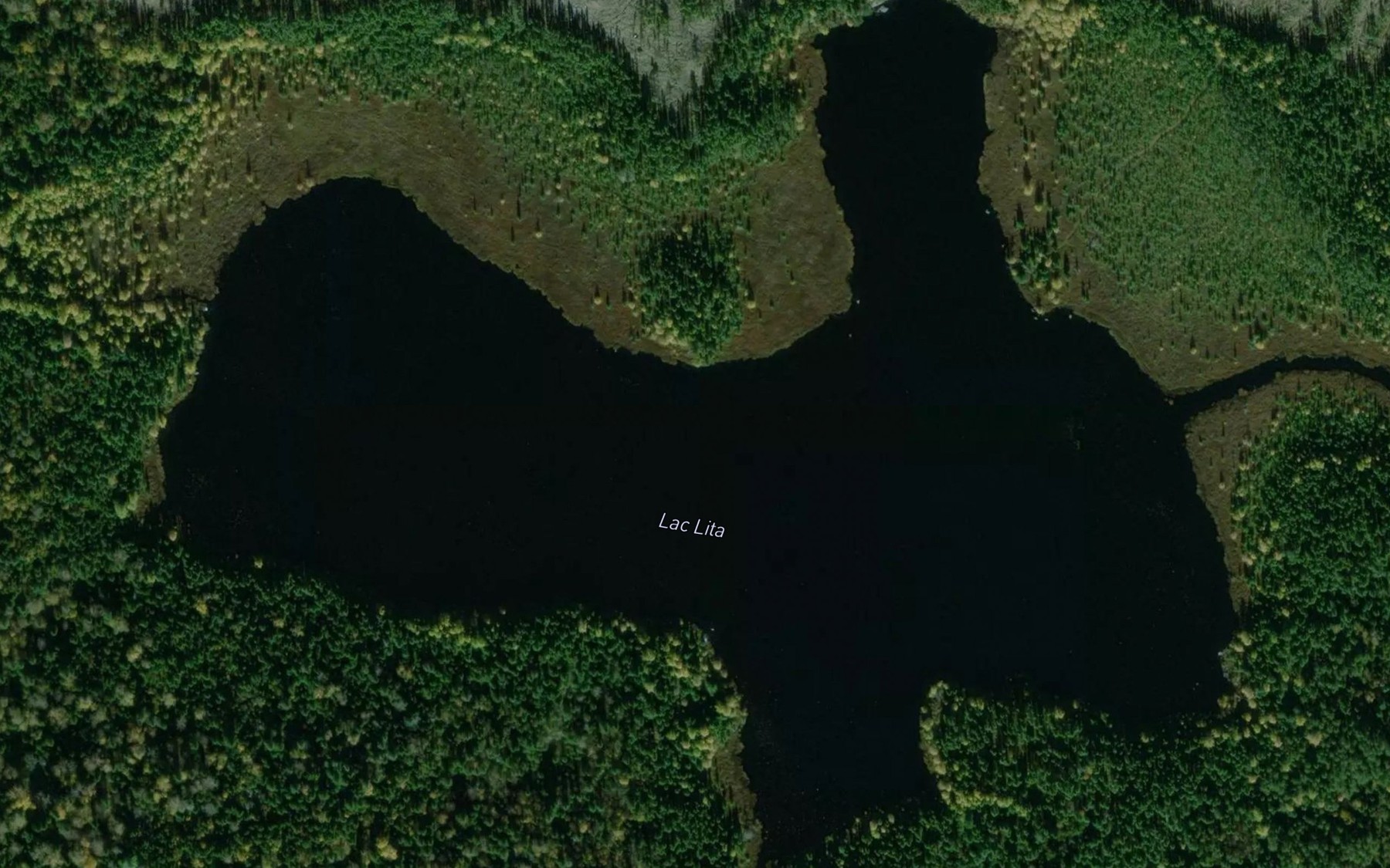 Satellite map of the Lac Lita