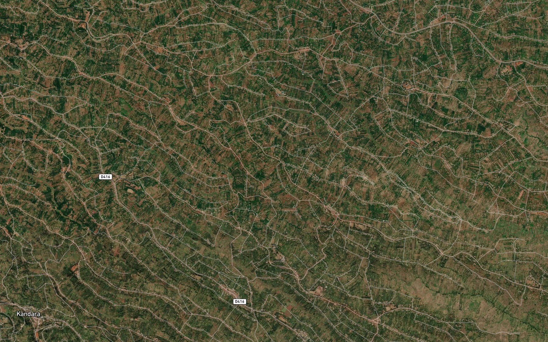 Satellite map of the Gakayo