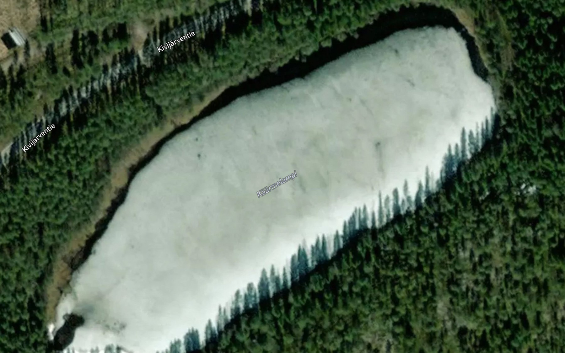 Satellite map of the Karmelampi