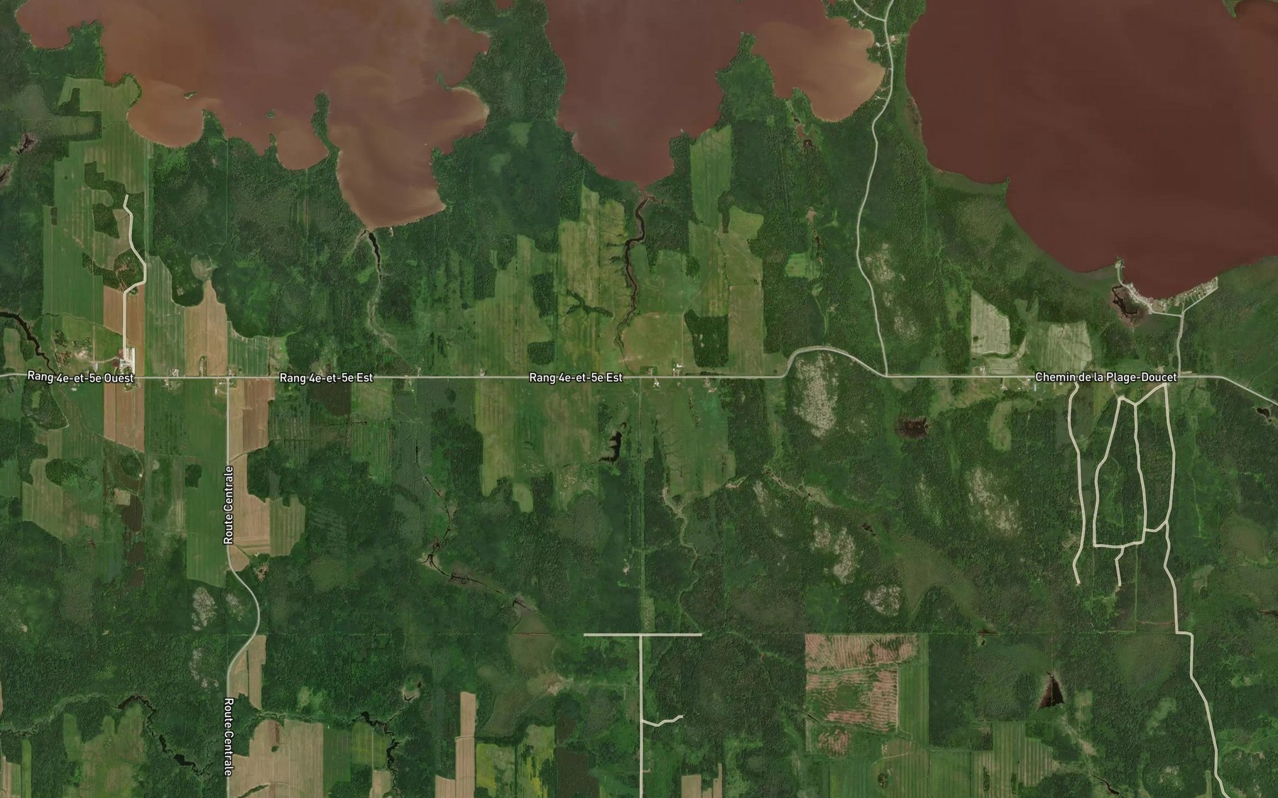 Satellite map of the Cours d'eau Caron