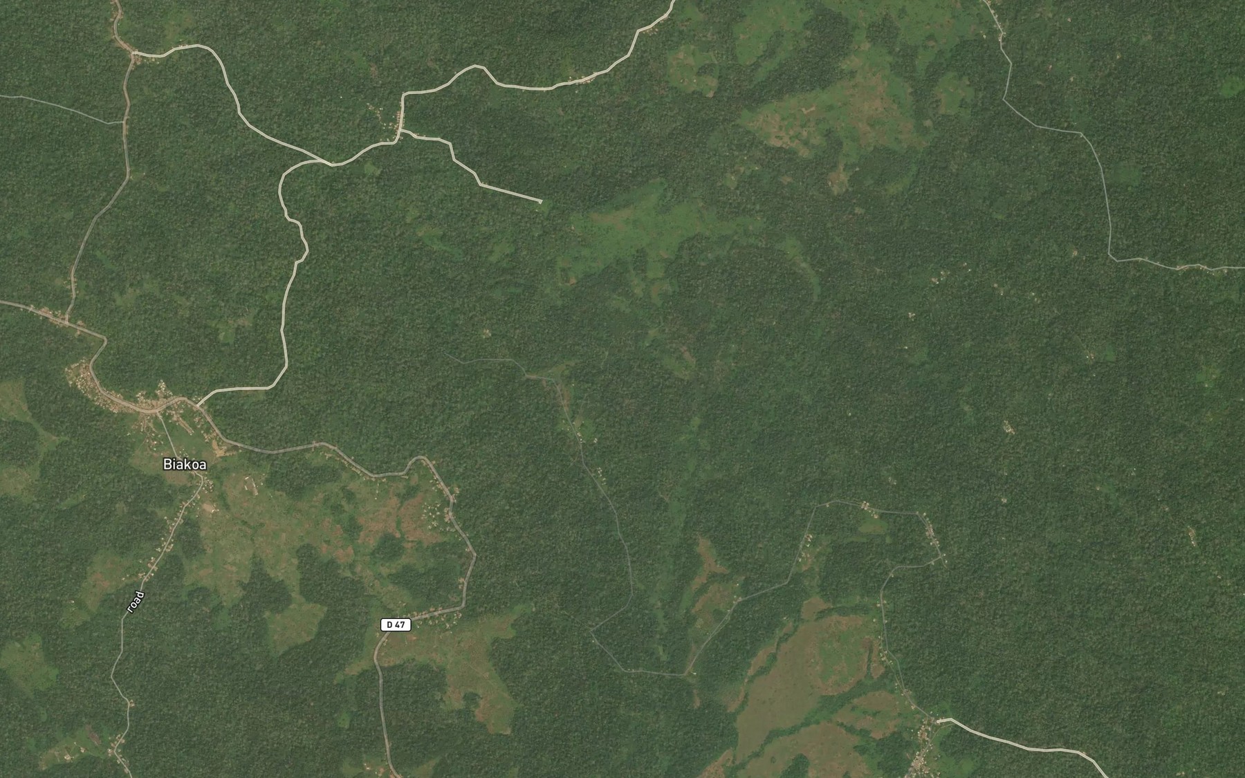 Satellite map of the Mokoto