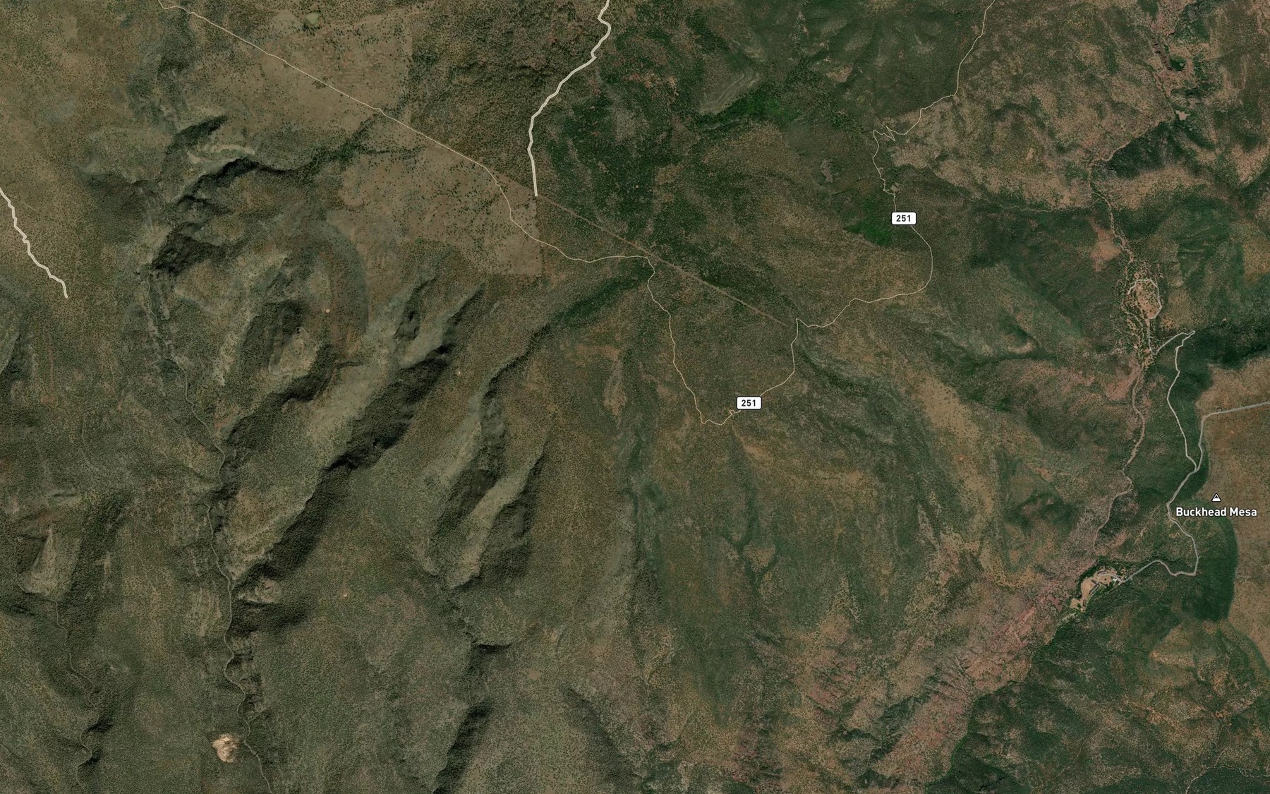 Satellite map of the Clover Spring