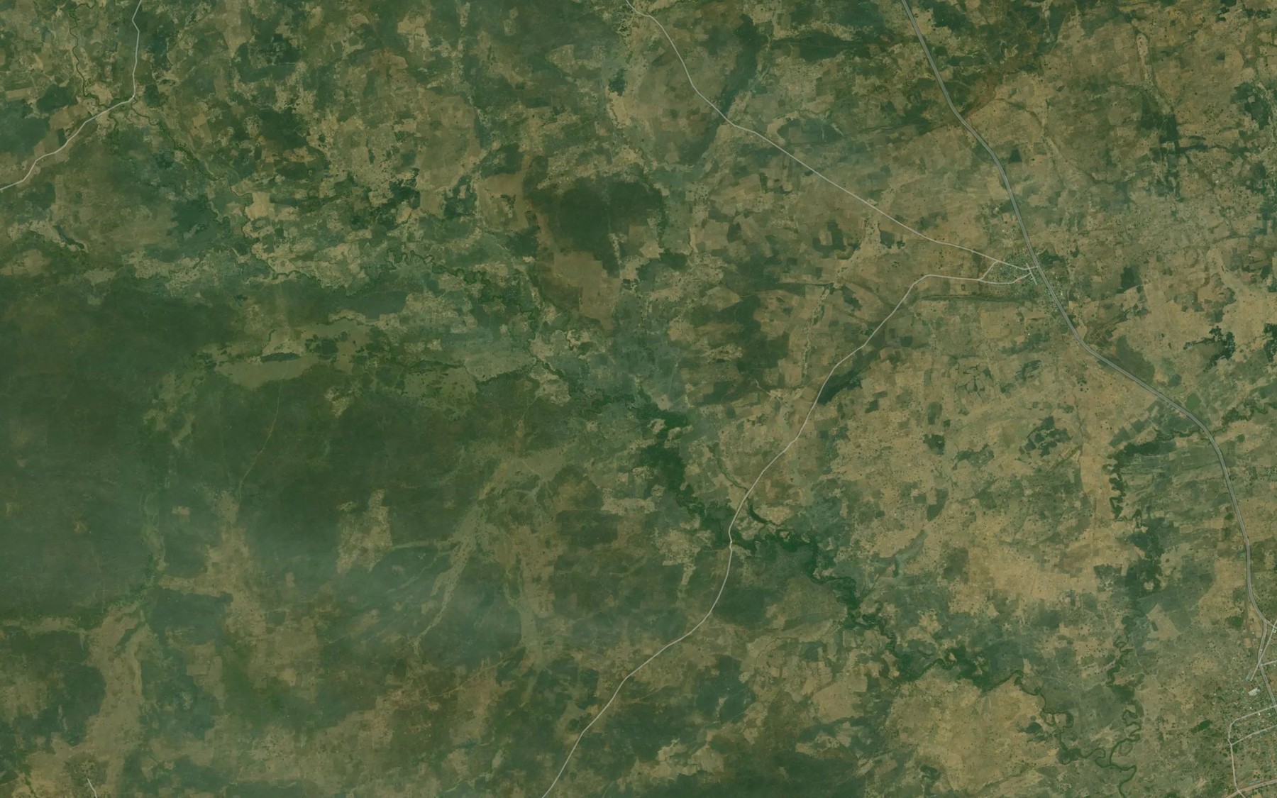Satellite map of the River Ambaja