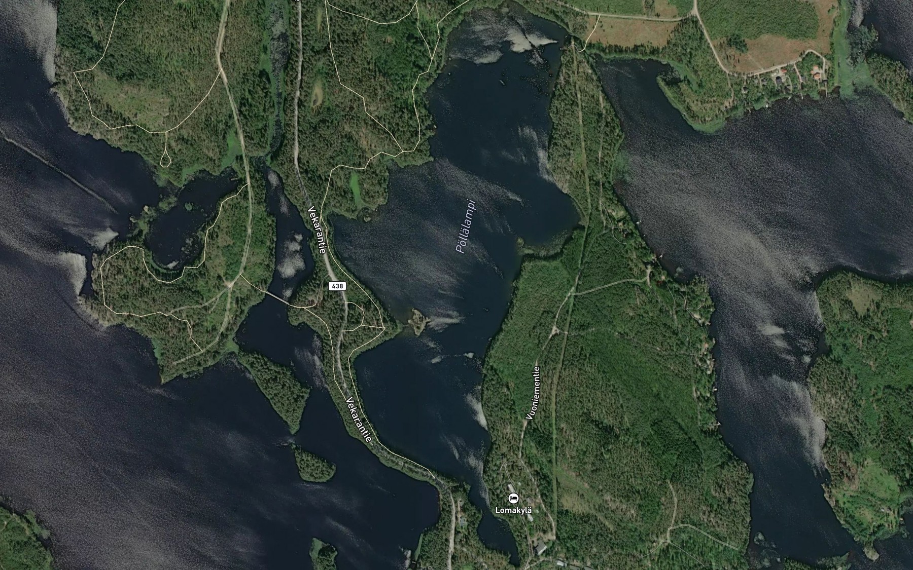 Satellite map of the Pollalampi