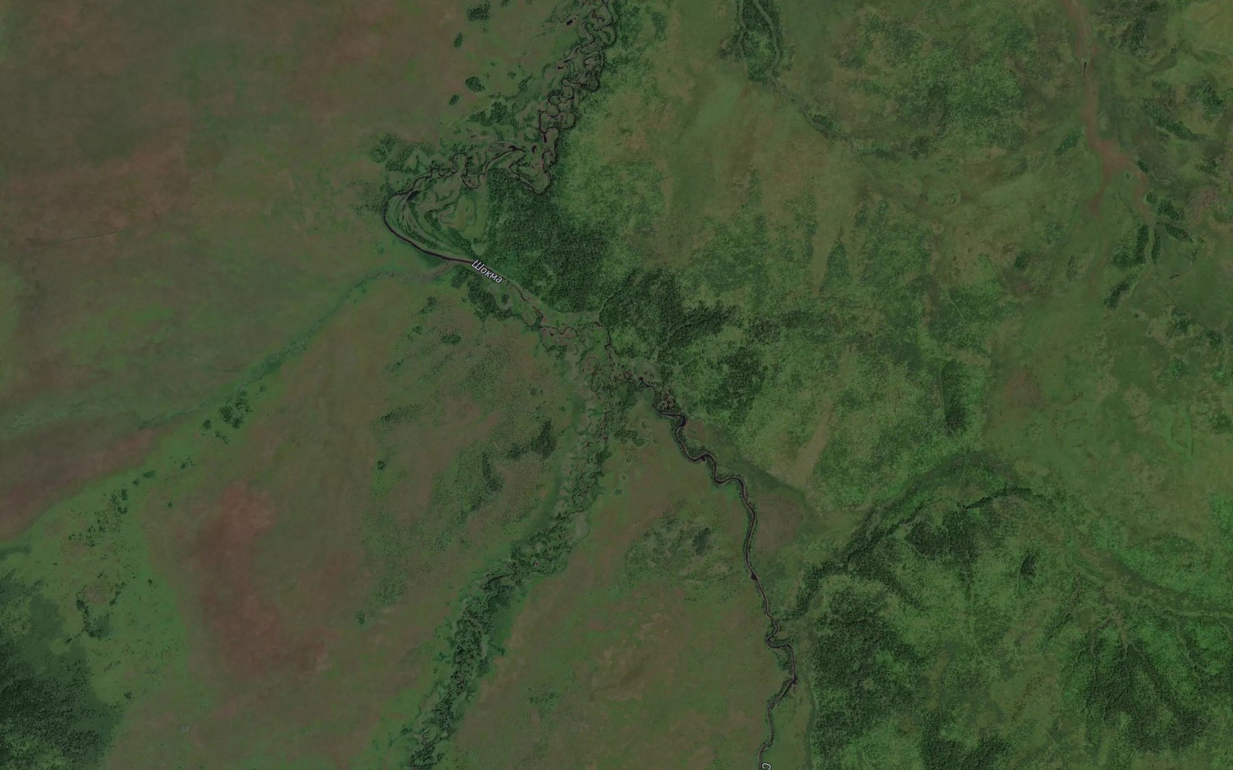 Satellite map of the Skrytaya