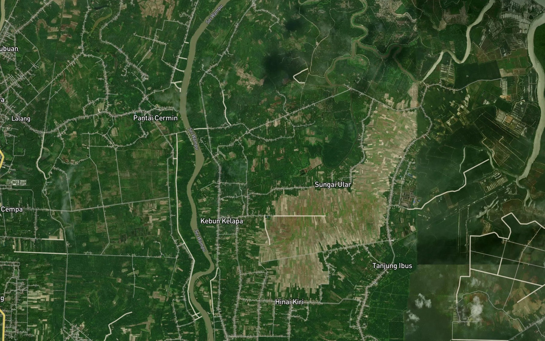 Satellite map of the Sungai Makam