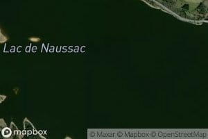 Lac du barrage de Naussac