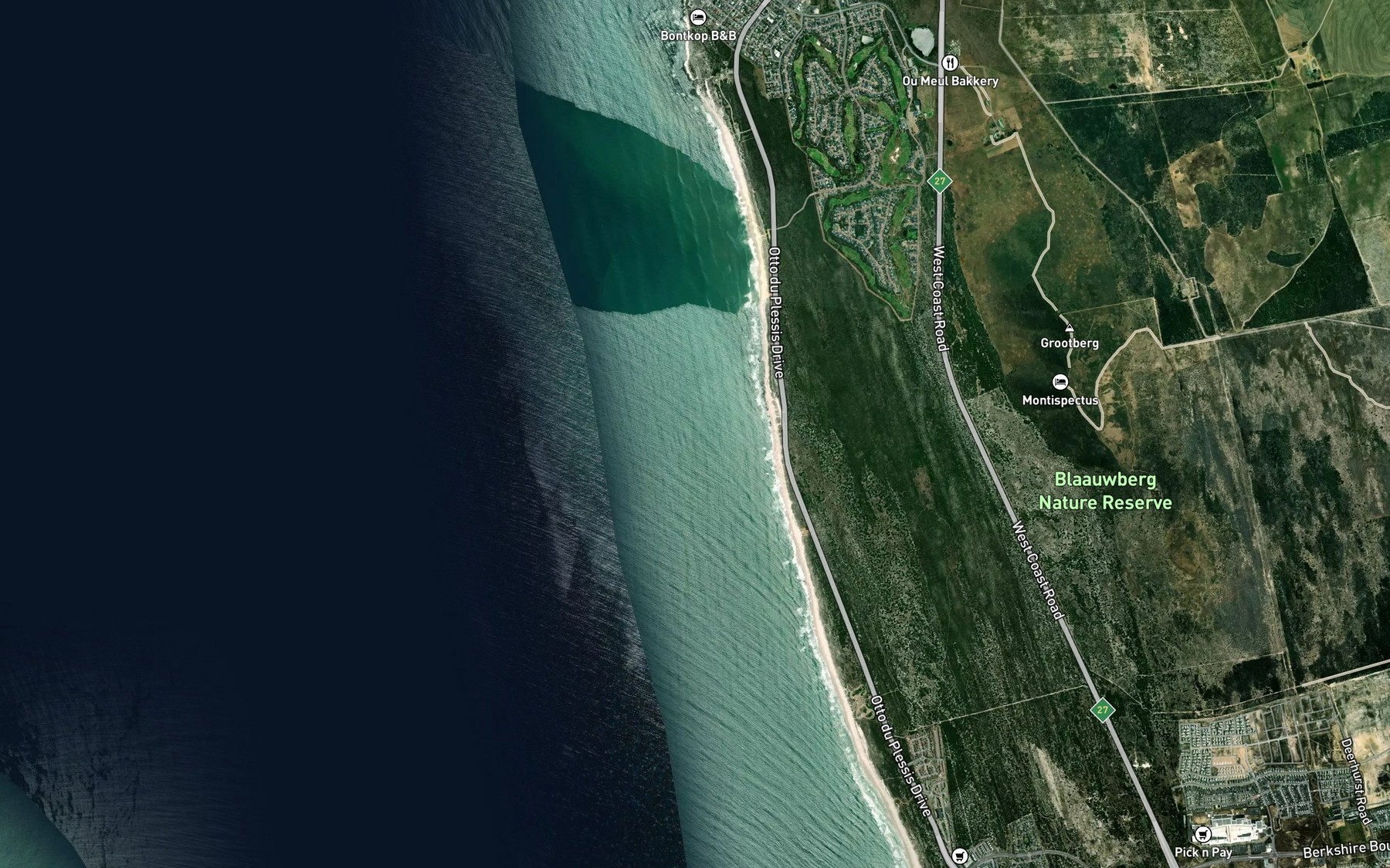 Satellite map of the Kreeftebaai