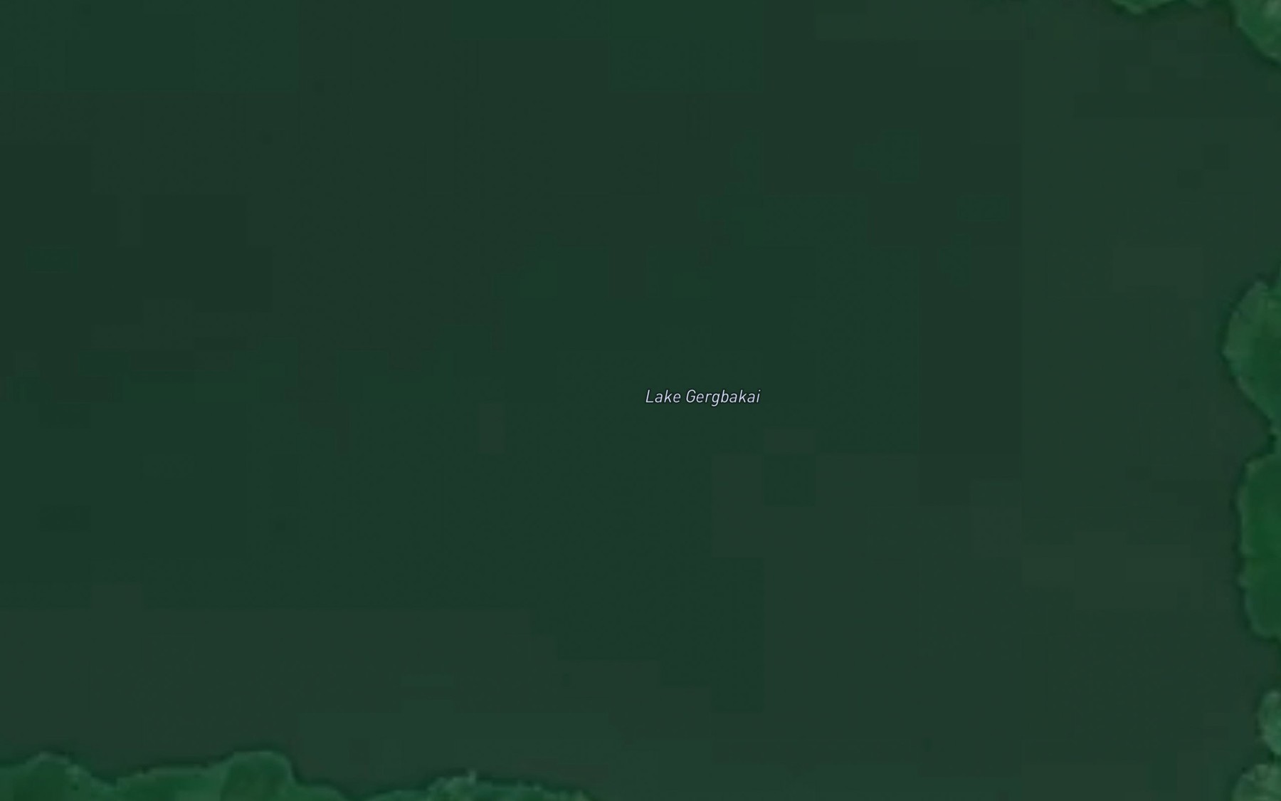 Satellite map of the Lake Gergbakai