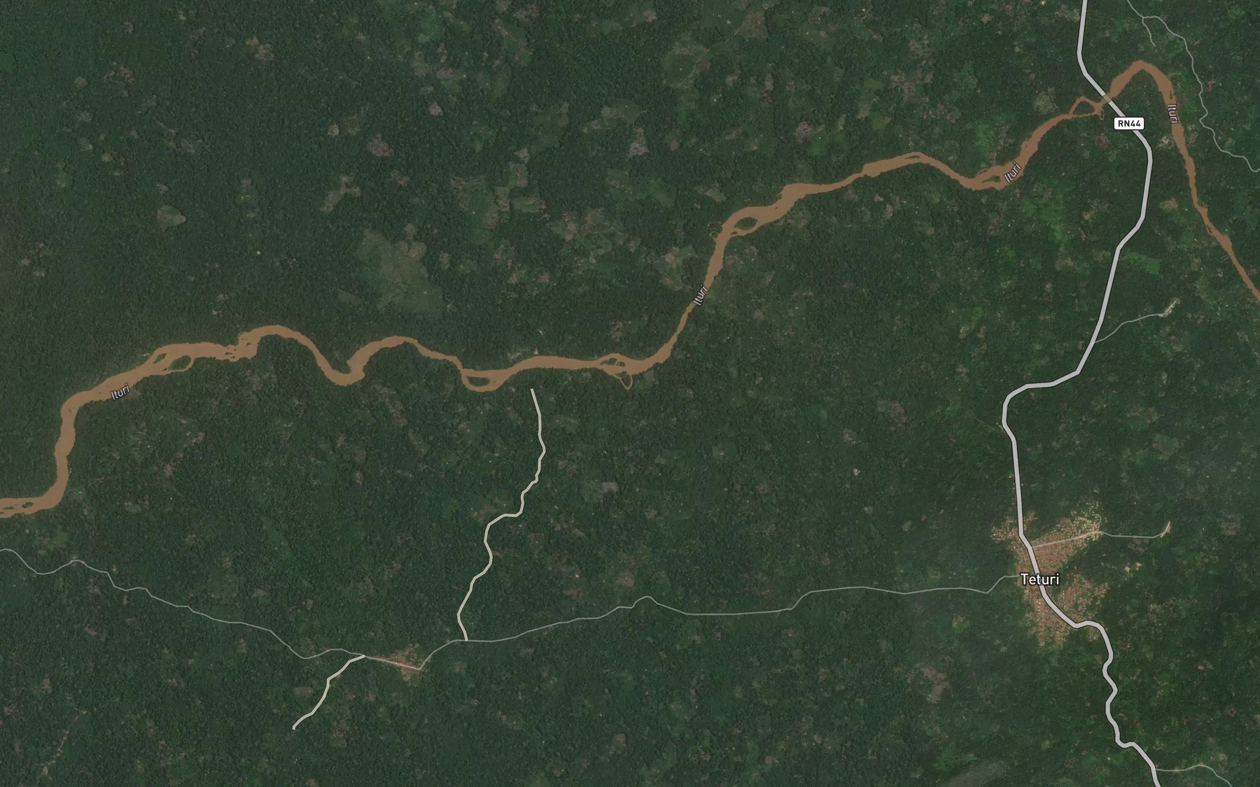 Satellite map of the Etate