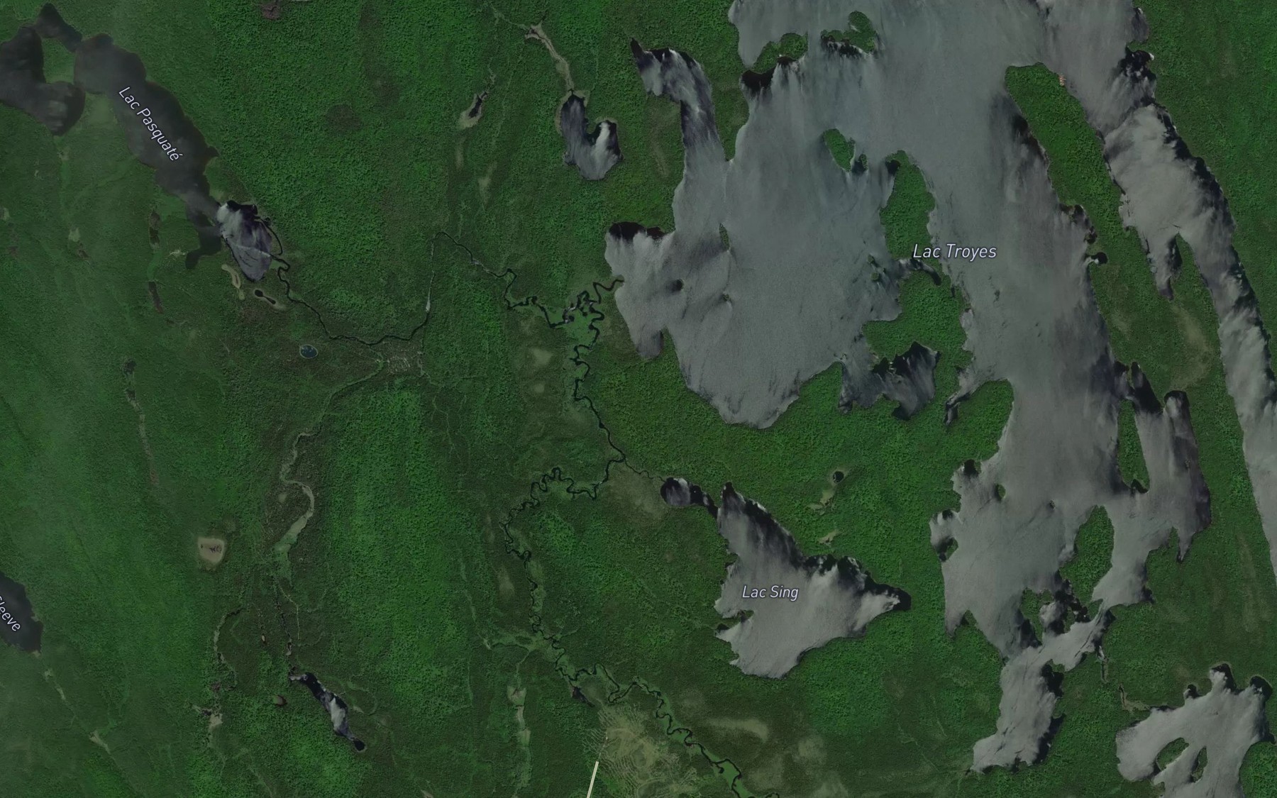 Satellite map of the Decharge Sesikinika