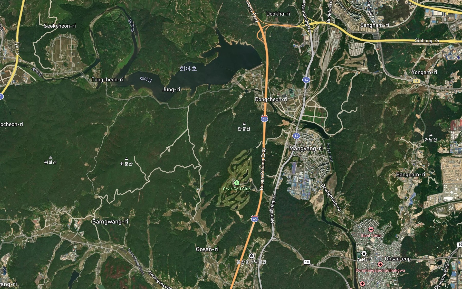 Satellite map of the Yangcheonmot