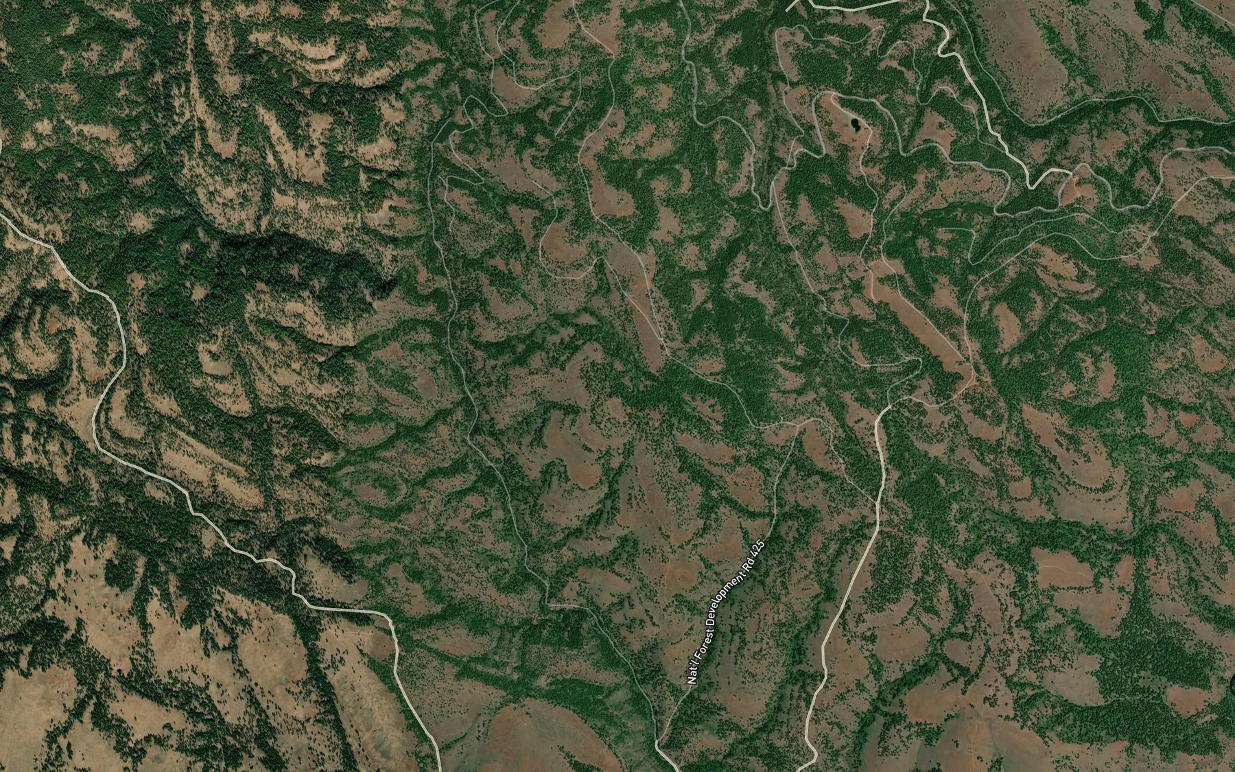 Satellite map of the Porter Spring