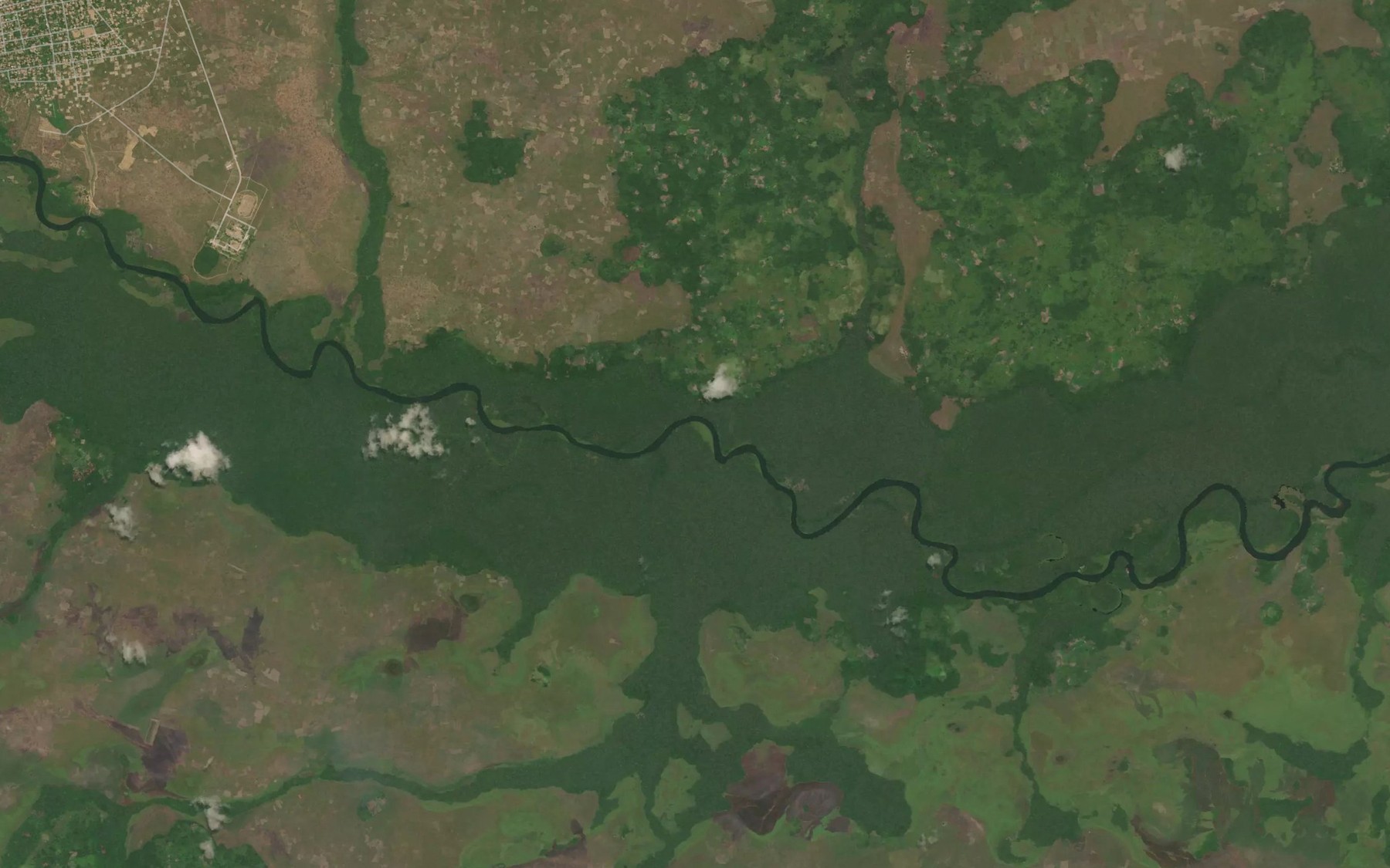 Satellite map of the Asele