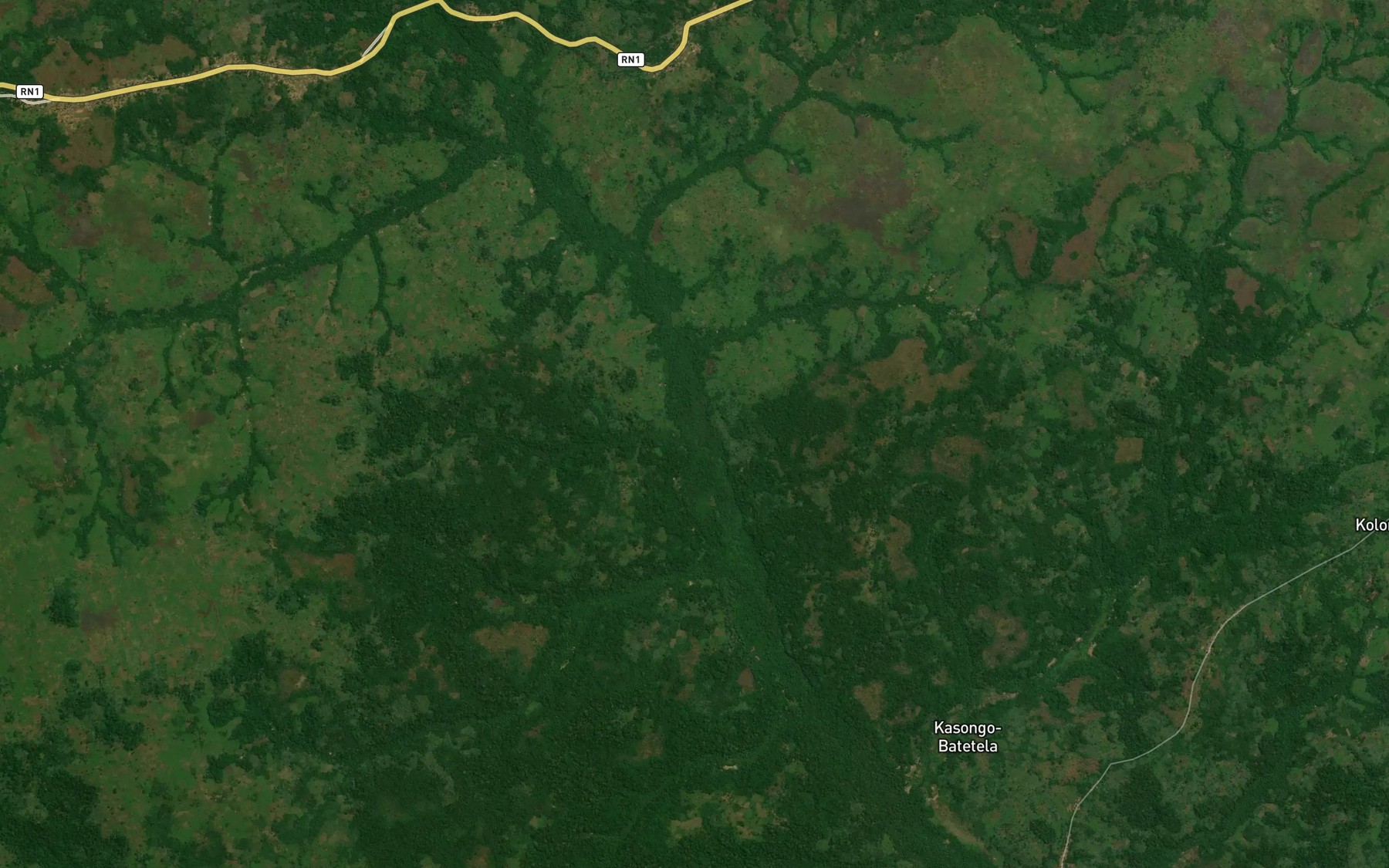 Satellite map of the Kamfula