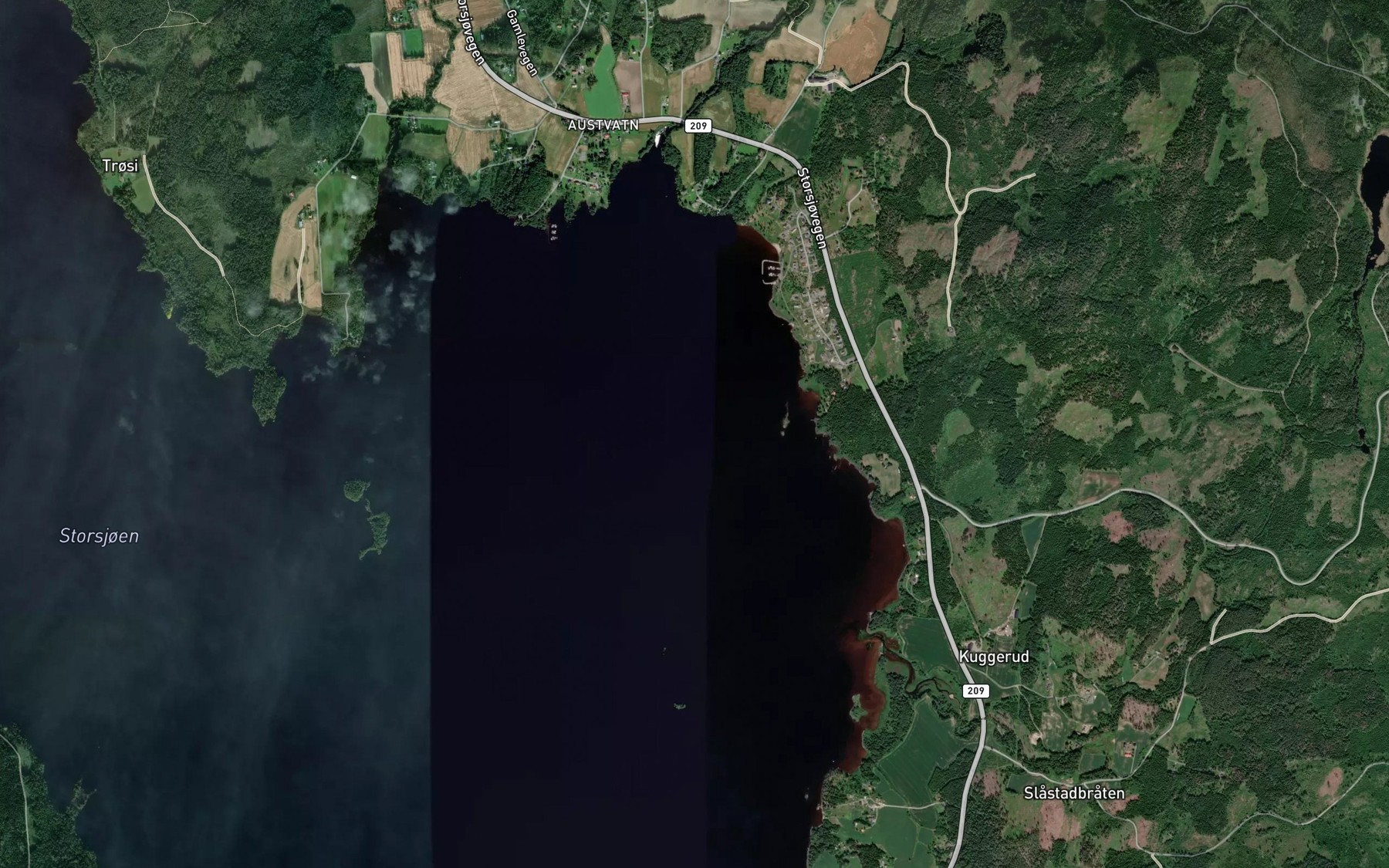 Satellite map of the Kuggerudaa