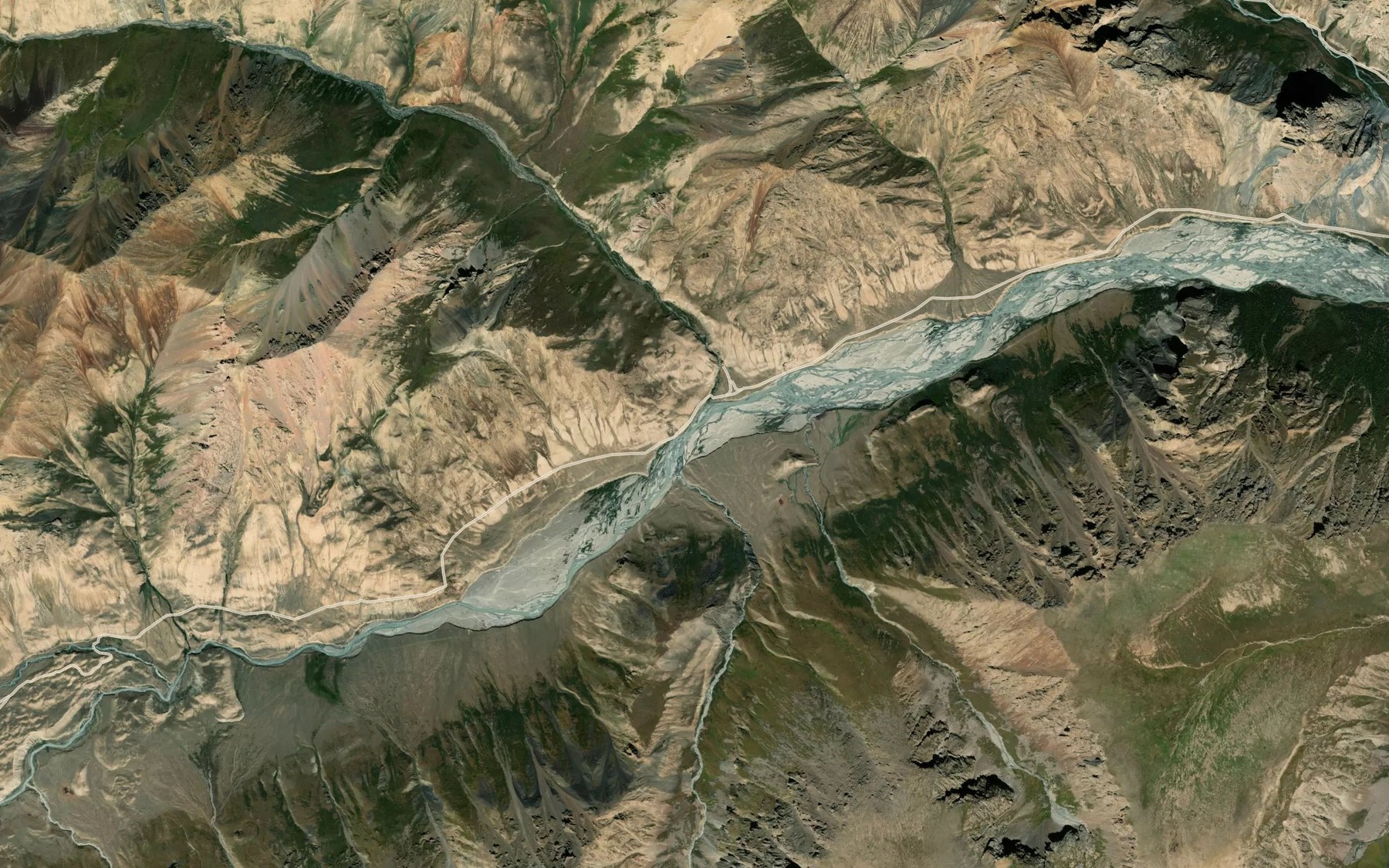 Satellite map of the Kindyk