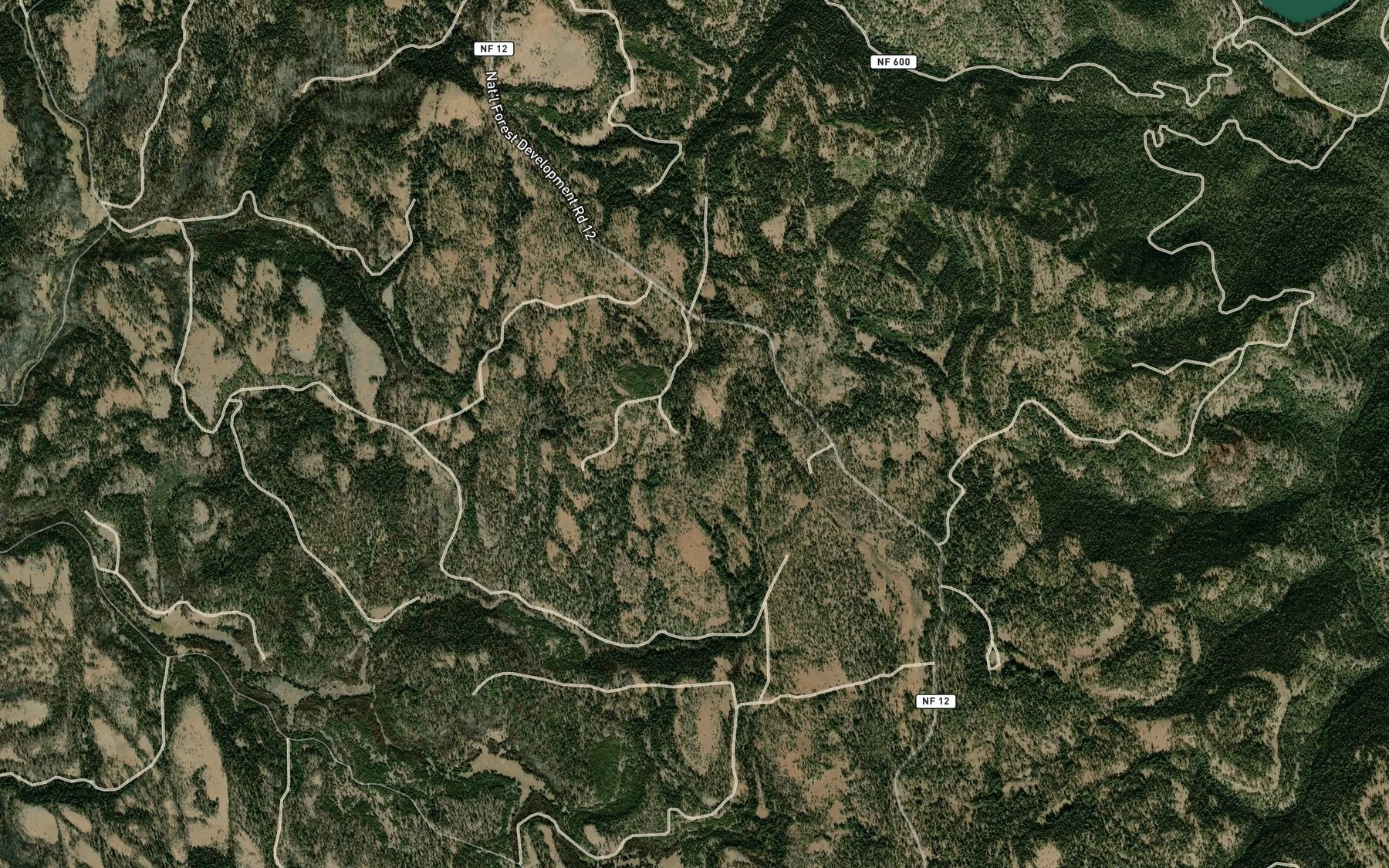 Satellite map of the Sam Davis Spring