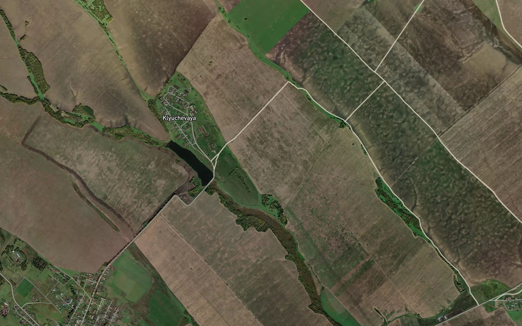 Satellite map of the Pad' Sukhaya