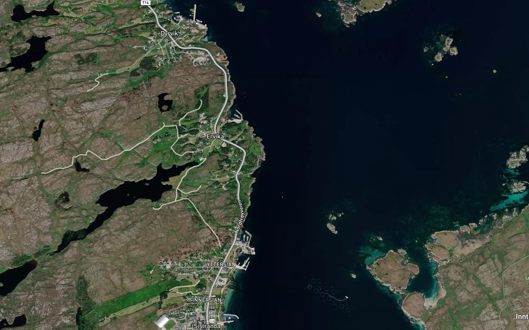 Satellite map of the Fredagsvika