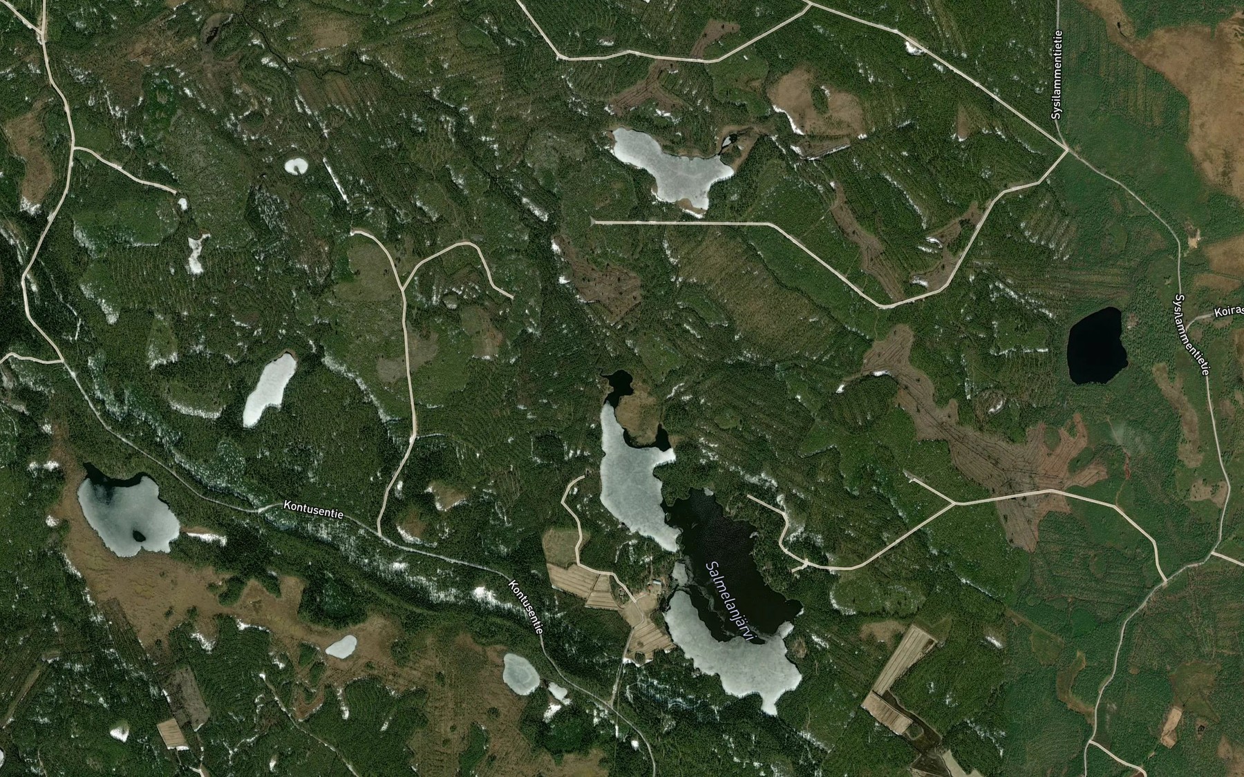 Satellite map of the Perilahti