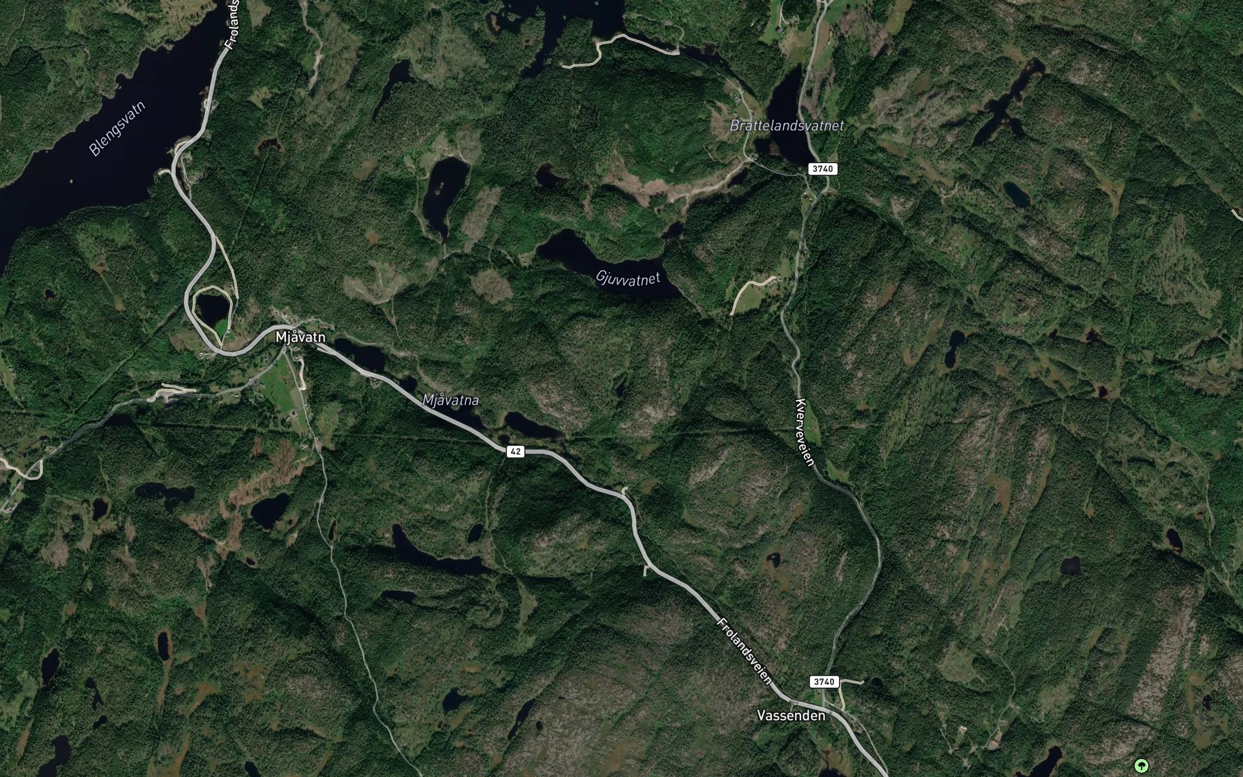 Satellite map of the Planketjenn