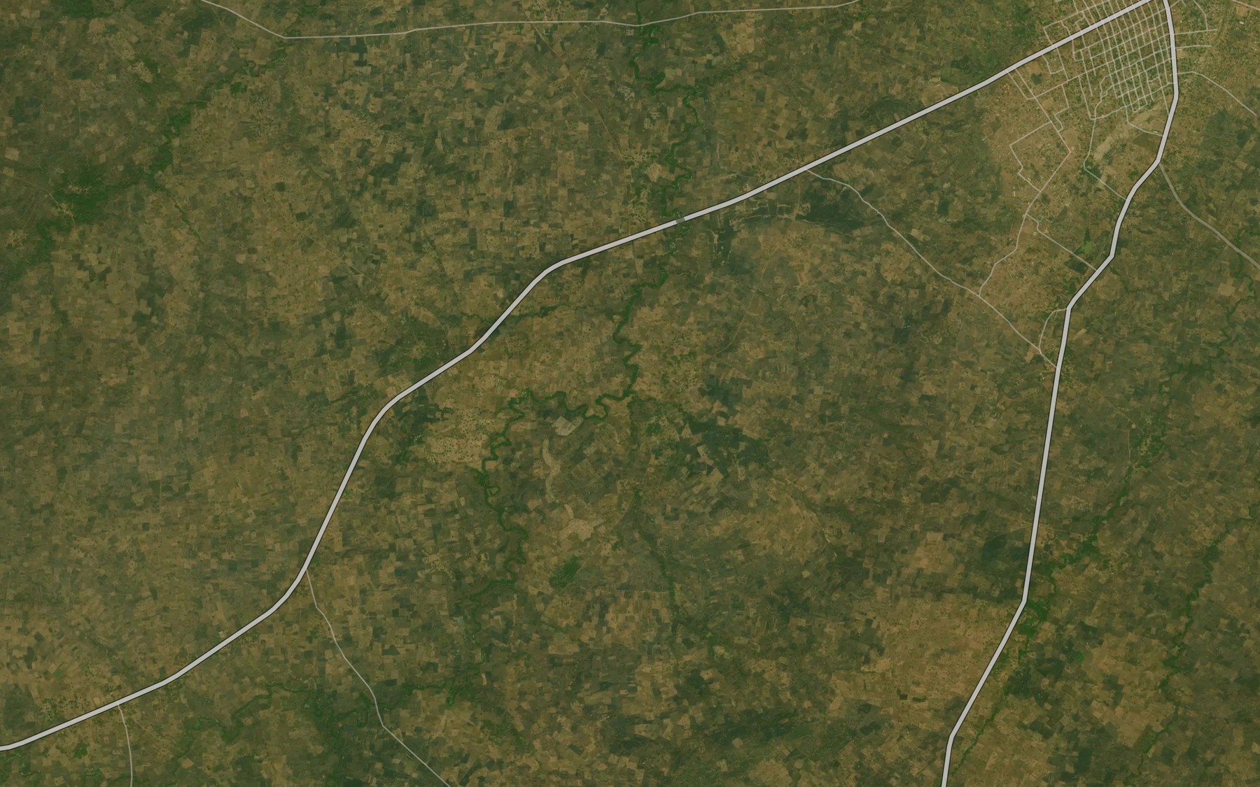 Satellite map of the River Chotav