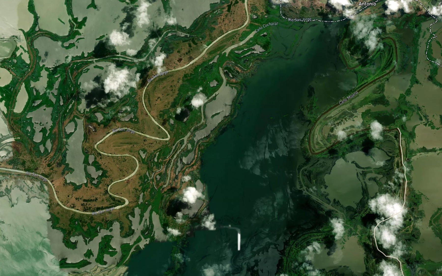 Satellite map of the Cano Teresa