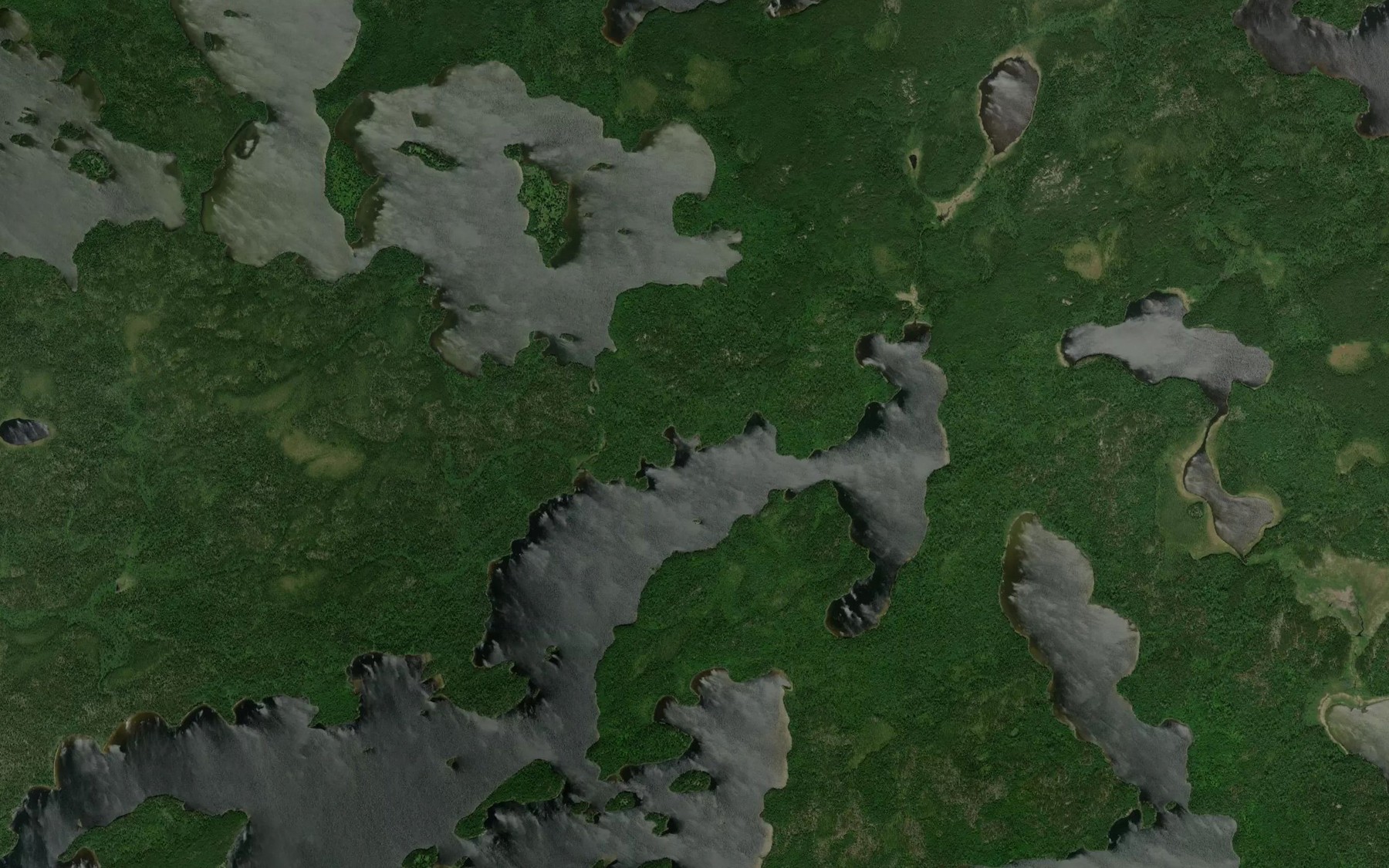Satellite map of the Mink Creek