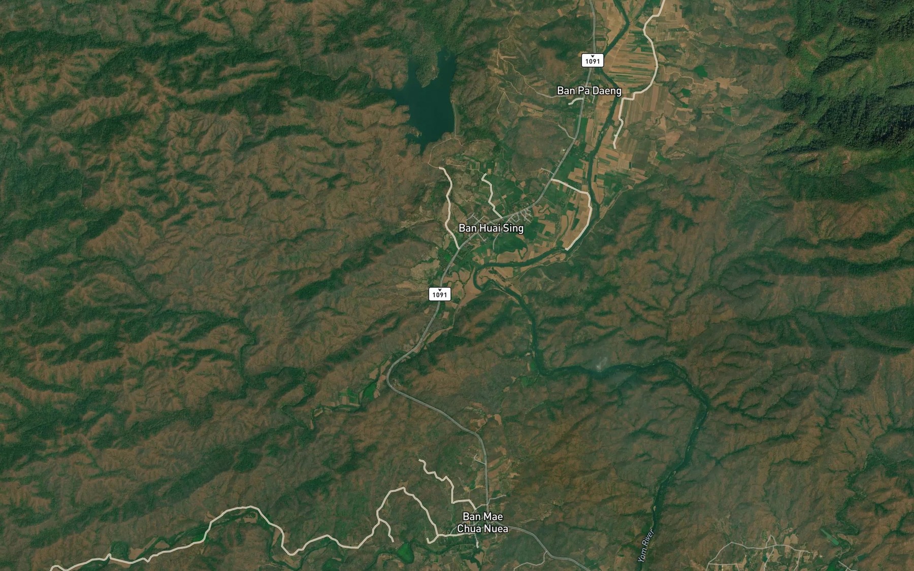 Satellite map of the Huai Khian