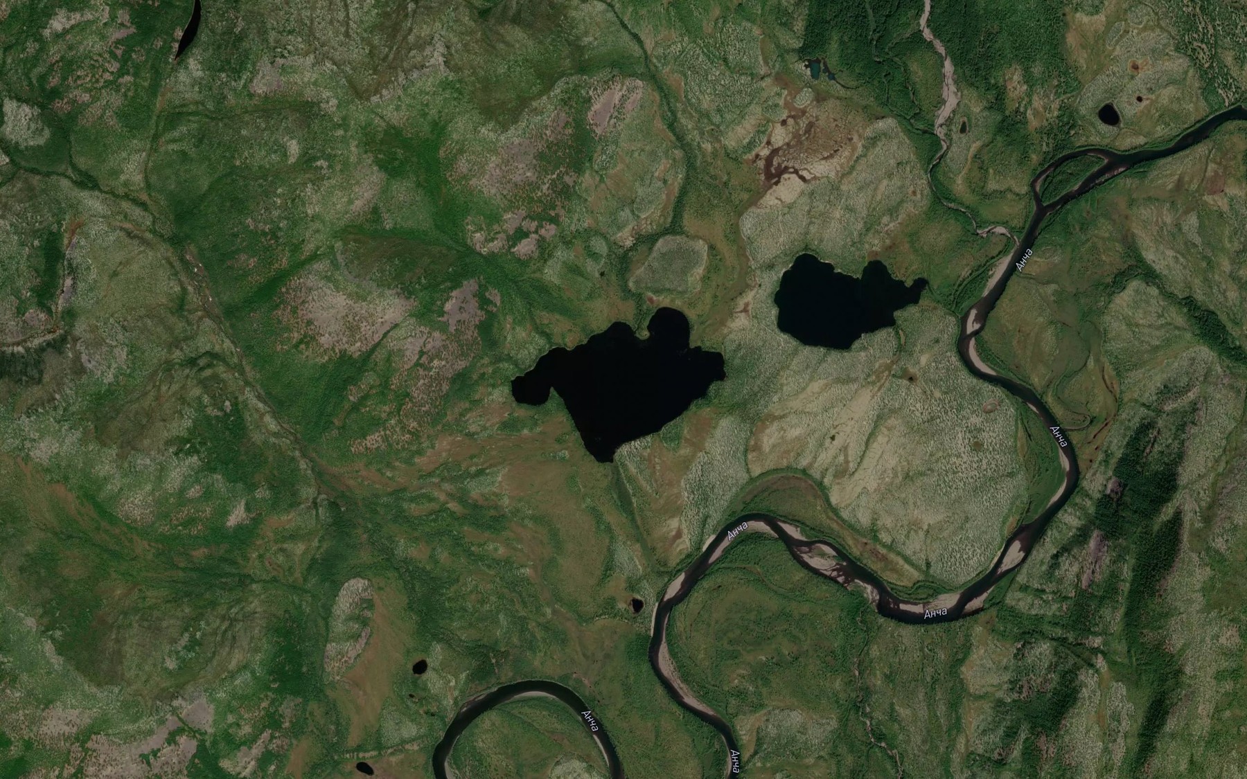 Satellite map of the Ozero Diring-Kyuyel'