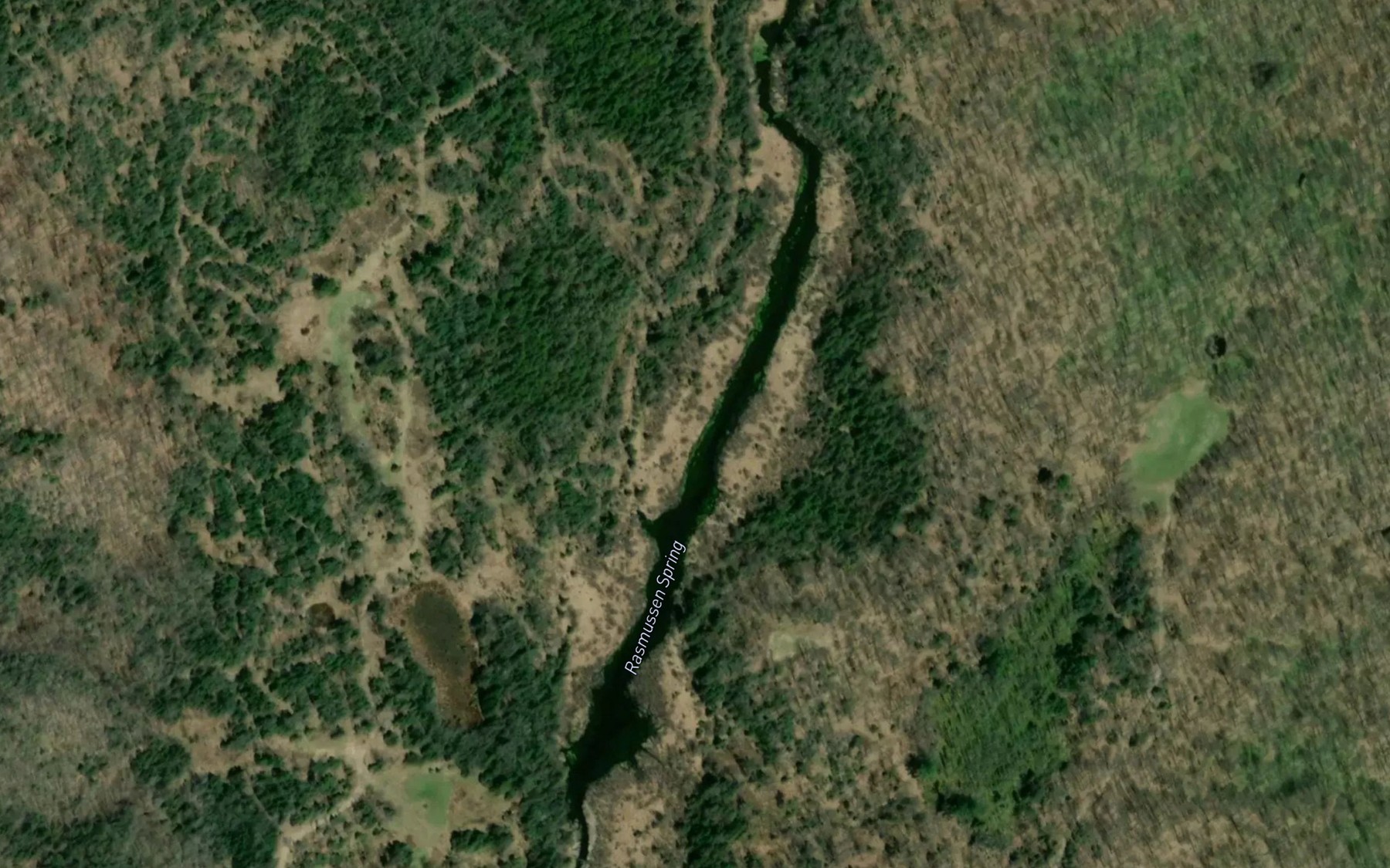 Satellite map of the Rasmussen Spring