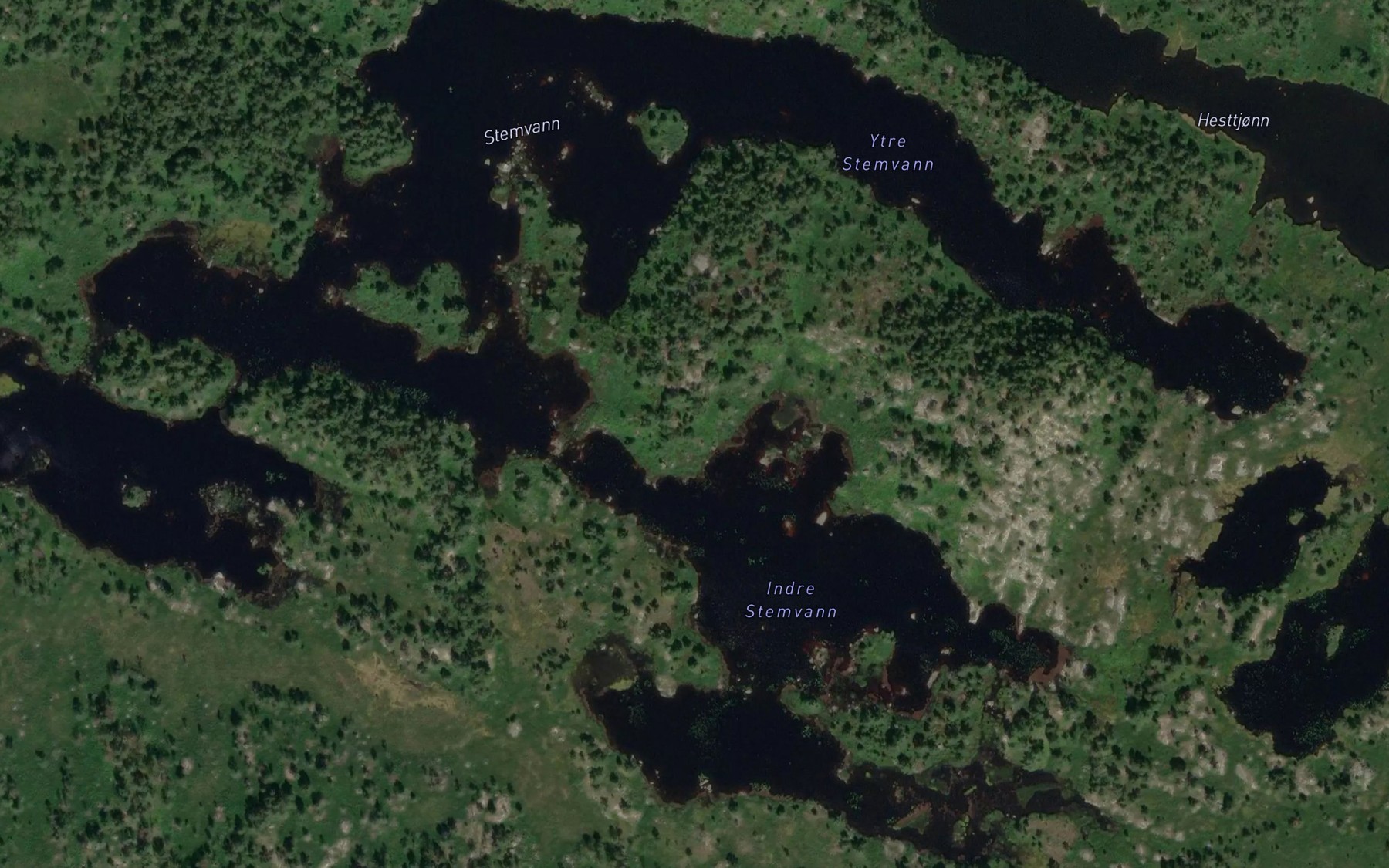 Satellite map of the Indre Stemvann